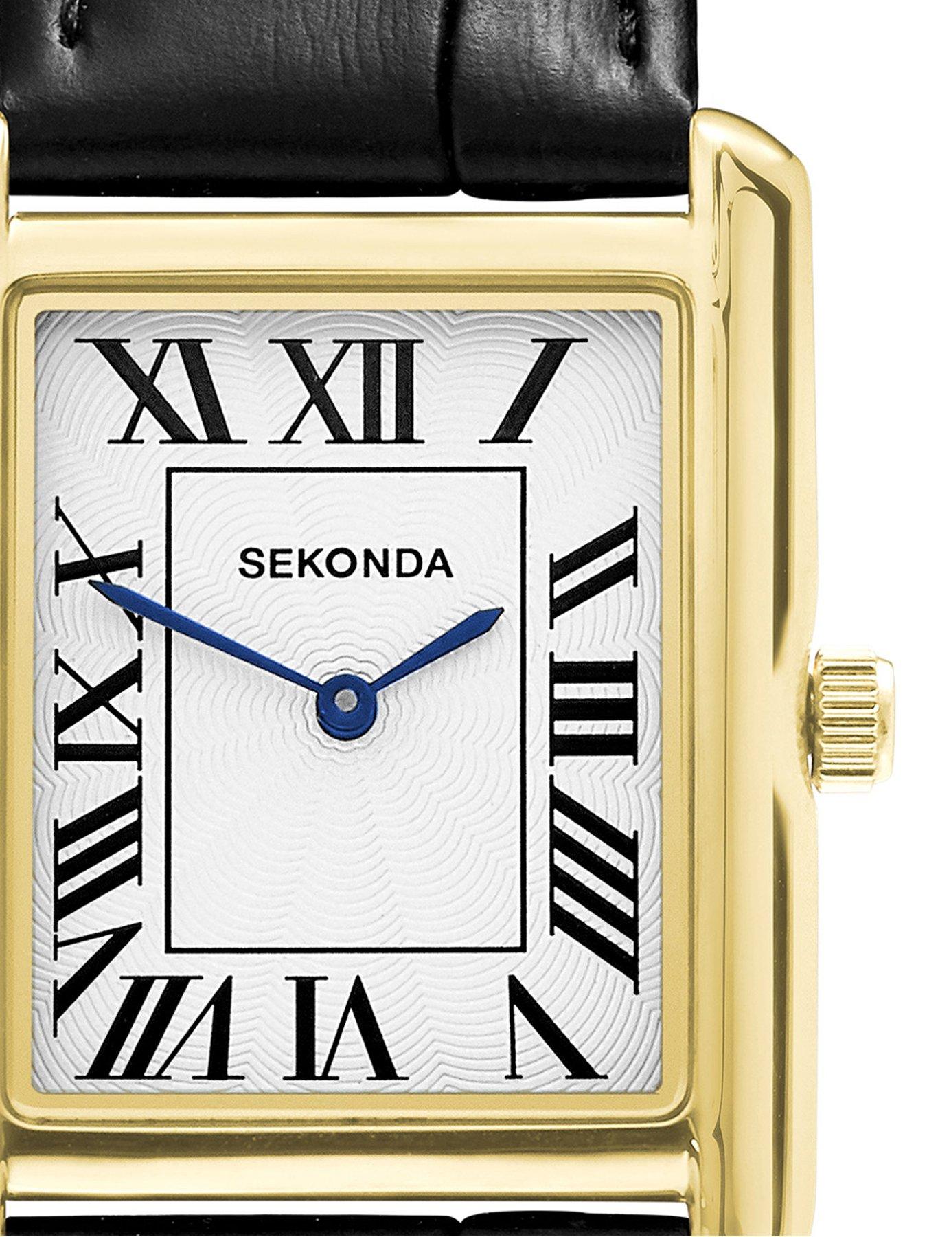 sekonda-sekonda-mens-clement-black-leather-strap-with-white-dial-analogue-watchstillFront