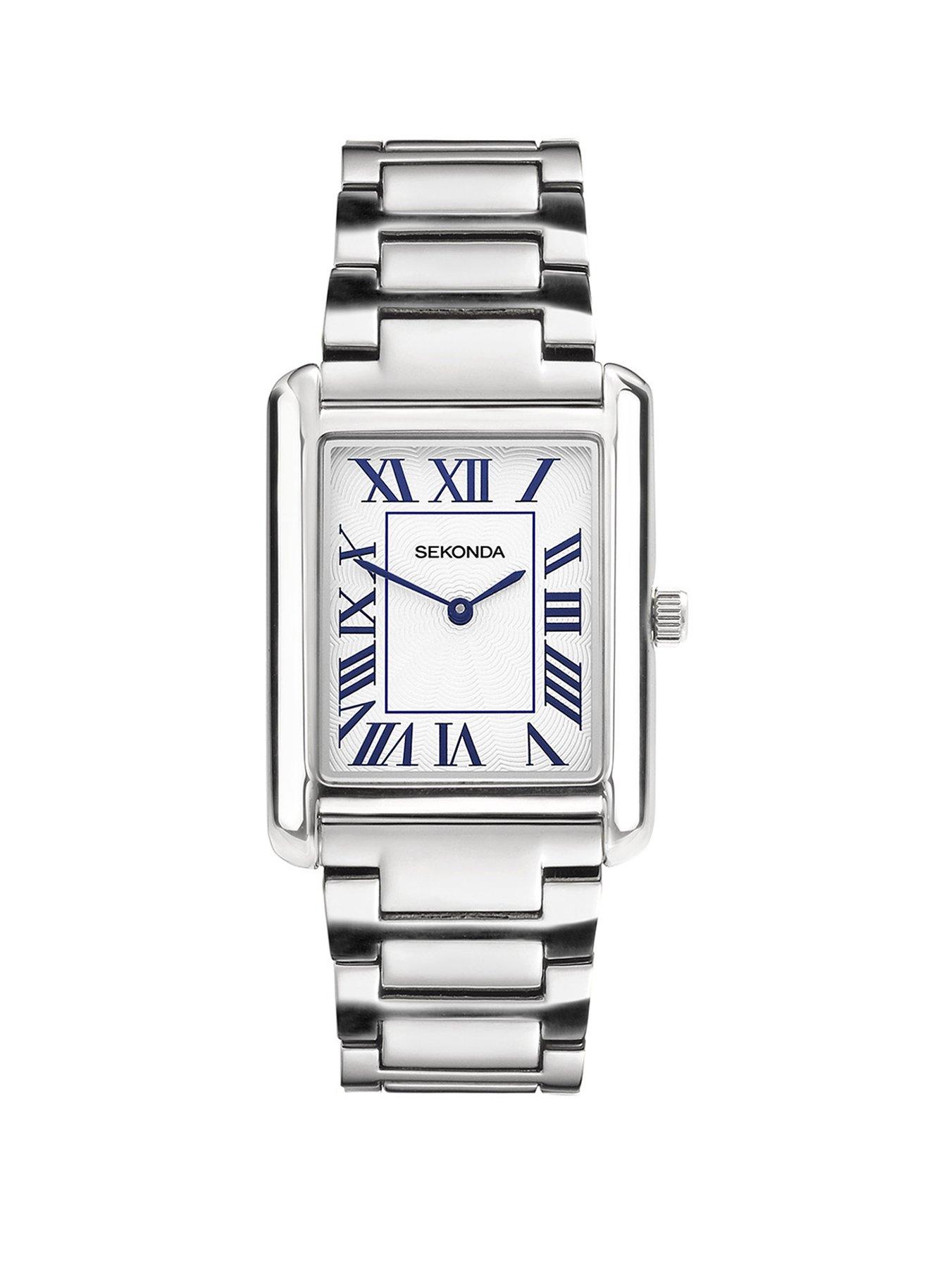 Sekonda Sekonda Mens Clement Silver Alloy Bracelet with White Dial Analogue Watch