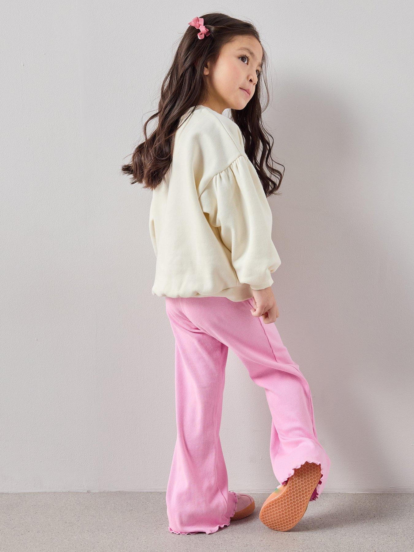 Image 2 of 7 of The Very Collection Girls Flare Legging - Pink