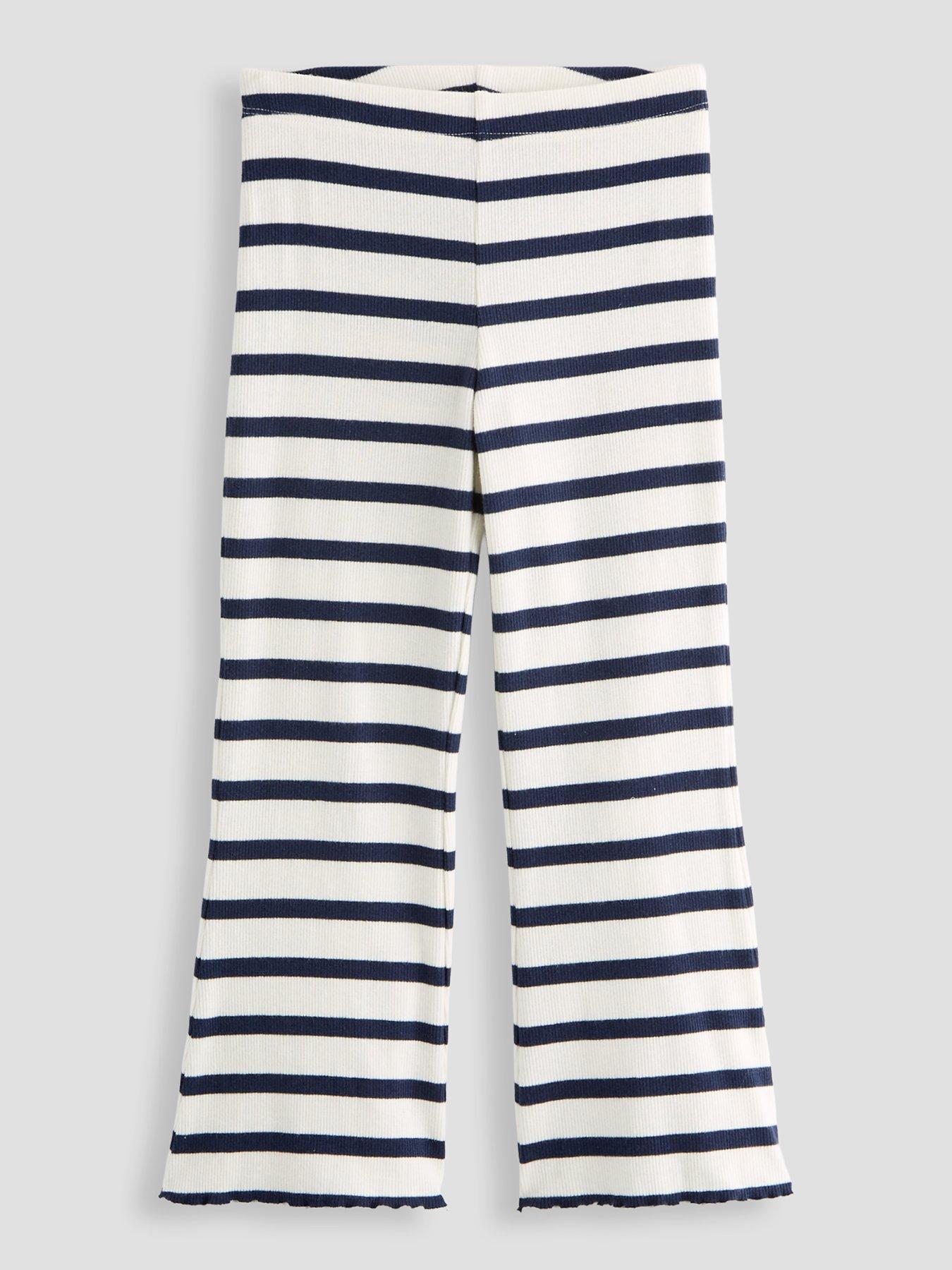 The Very Collection Girls Matching Set Flare Legging - Stripe