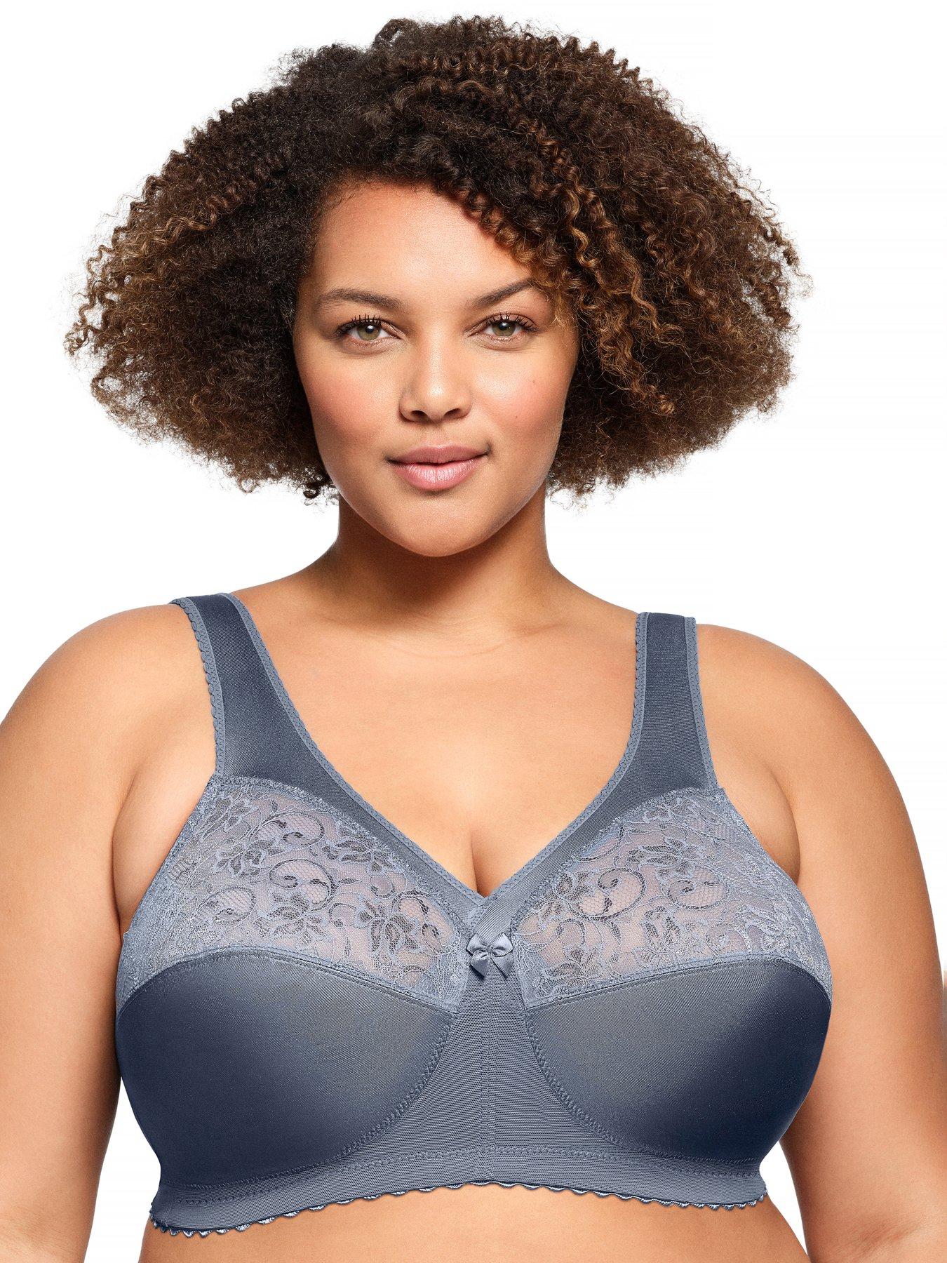 Image 1 of 6 of Glamorise 1000 Magic Lift Bra - Folkstone Gray - Grey