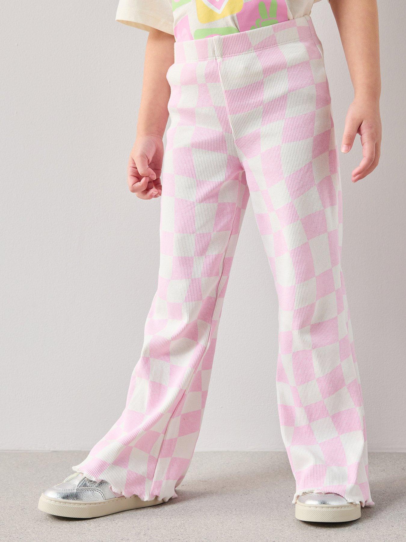 the-very-collection-girls-check-printed-flare-leggings-print