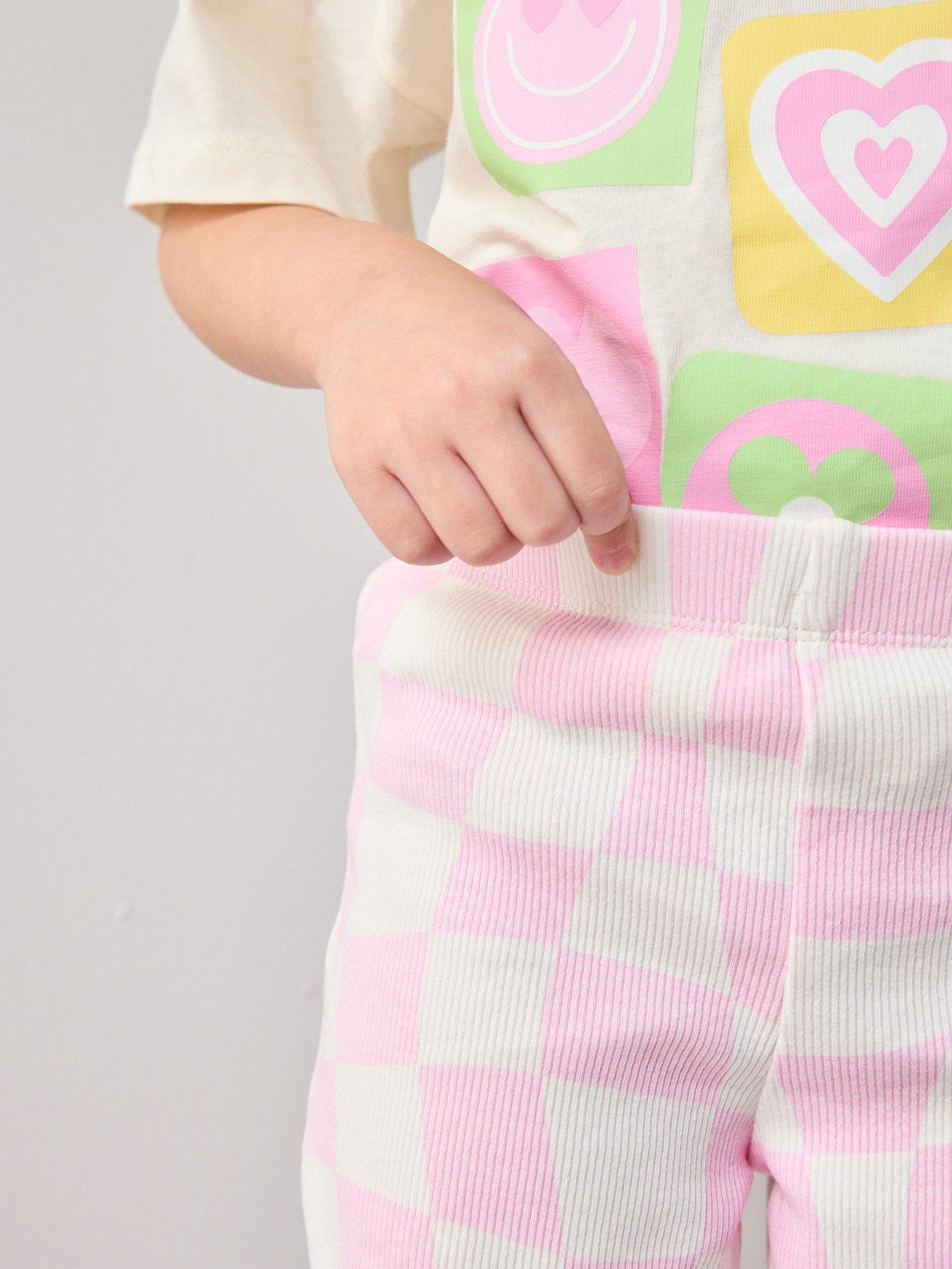 the-very-collection-girls-check-printed-flare-leggings-printoutfit