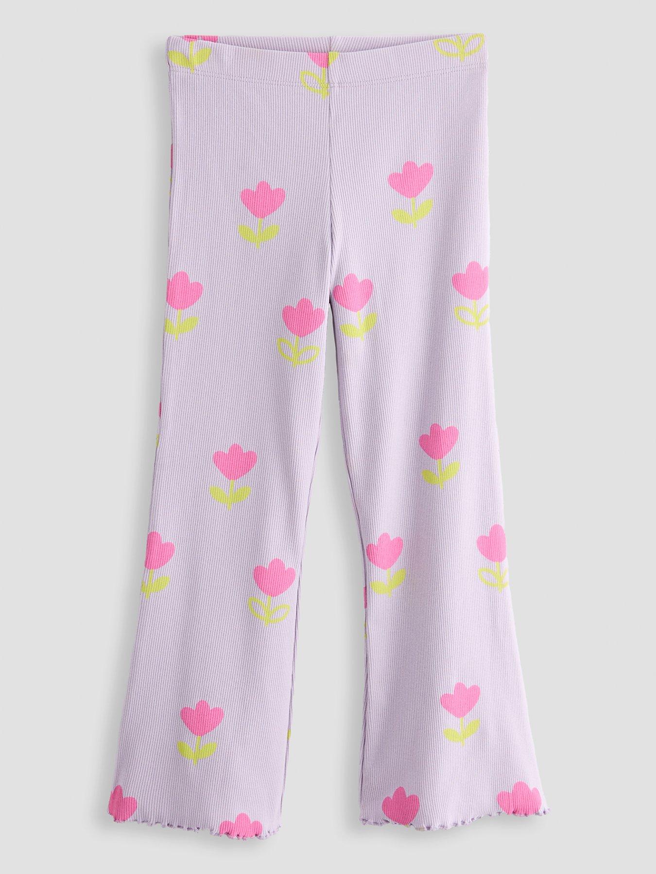 Image 2 of 4 of The Very Collection Girls 4 Pack Flare Leggings - Multi