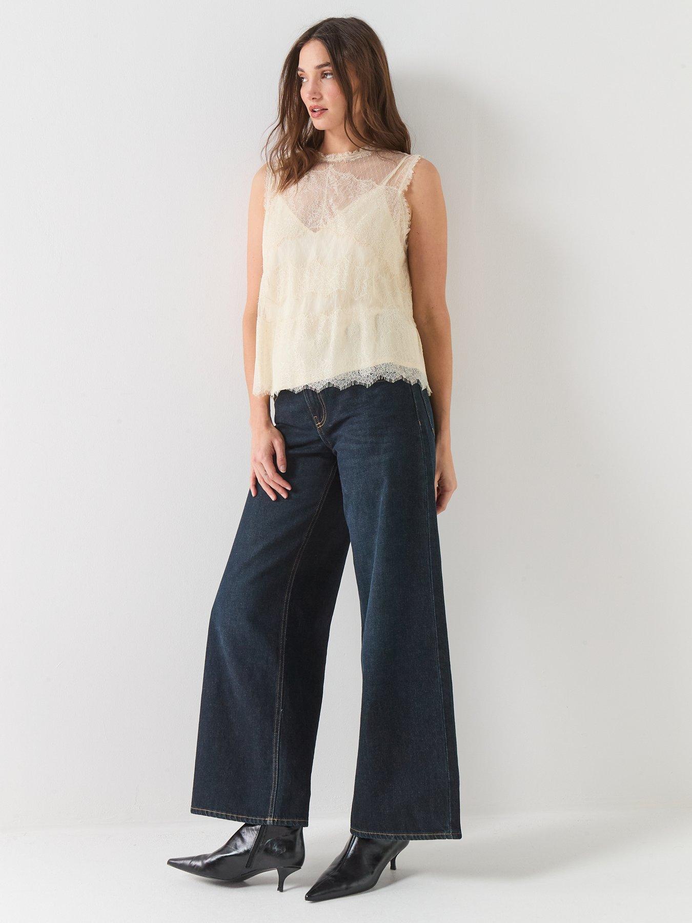 Image 3 of 6 of AllSaints Clara Top - Vintage White