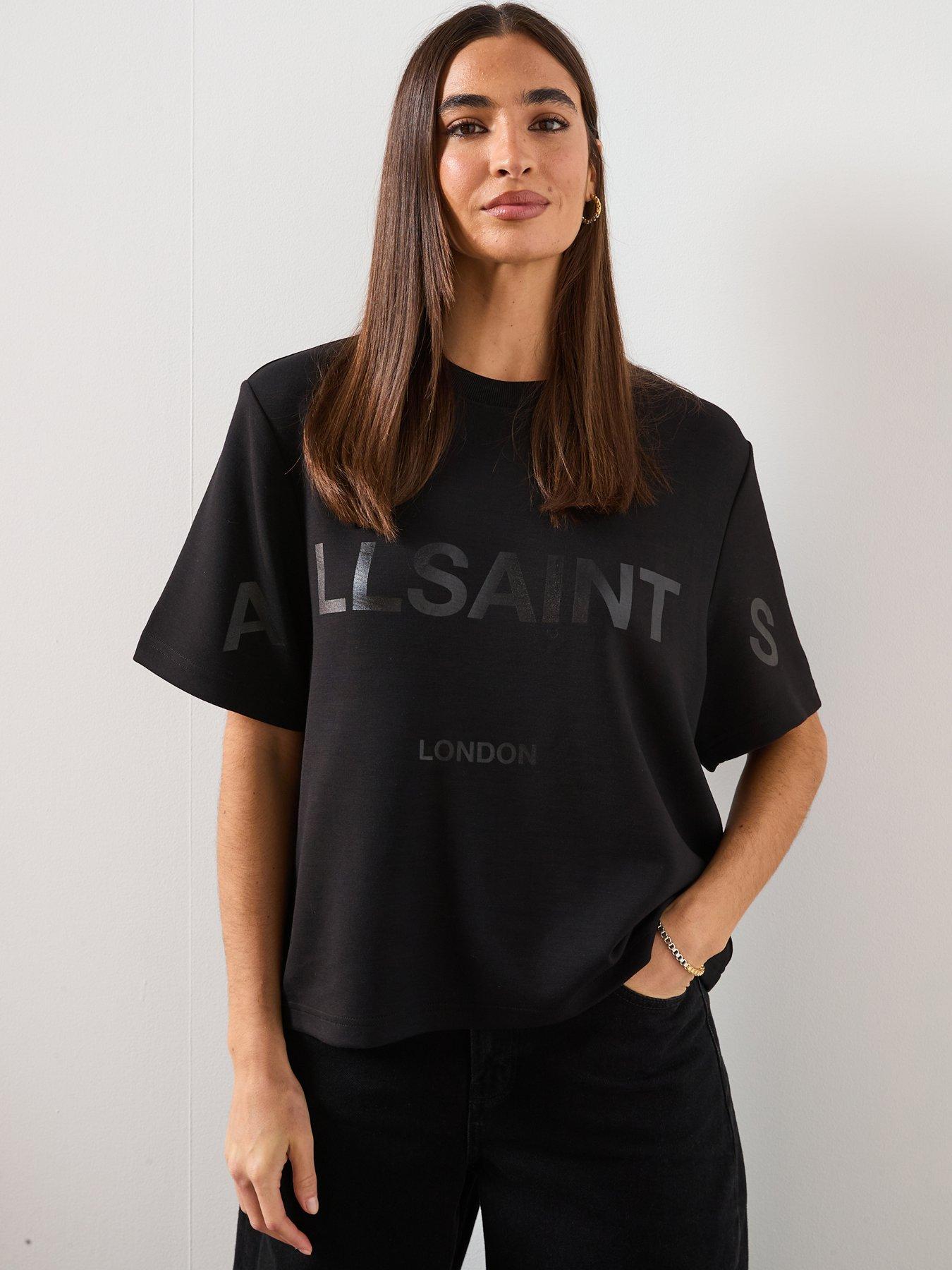 AllSaints Lini Biggy T-Shirt - Black