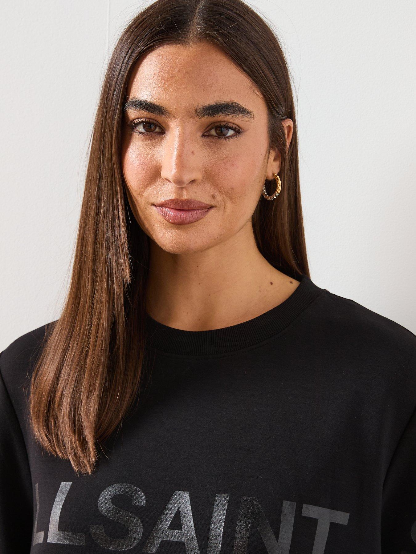 Image 5 of 6 of AllSaints Lini Biggy T-Shirt - Black