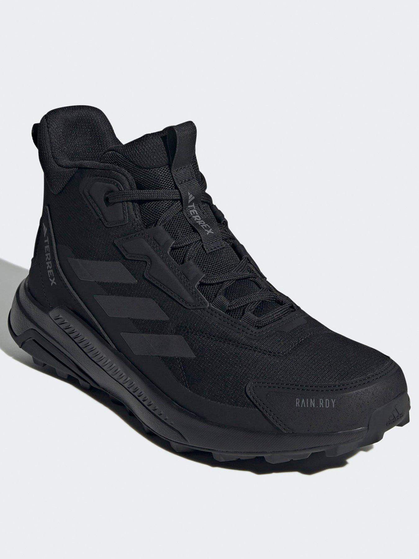 adidas-terrex-mens-anylander-mid-rain-ready-hiking-boots-blackstillFront