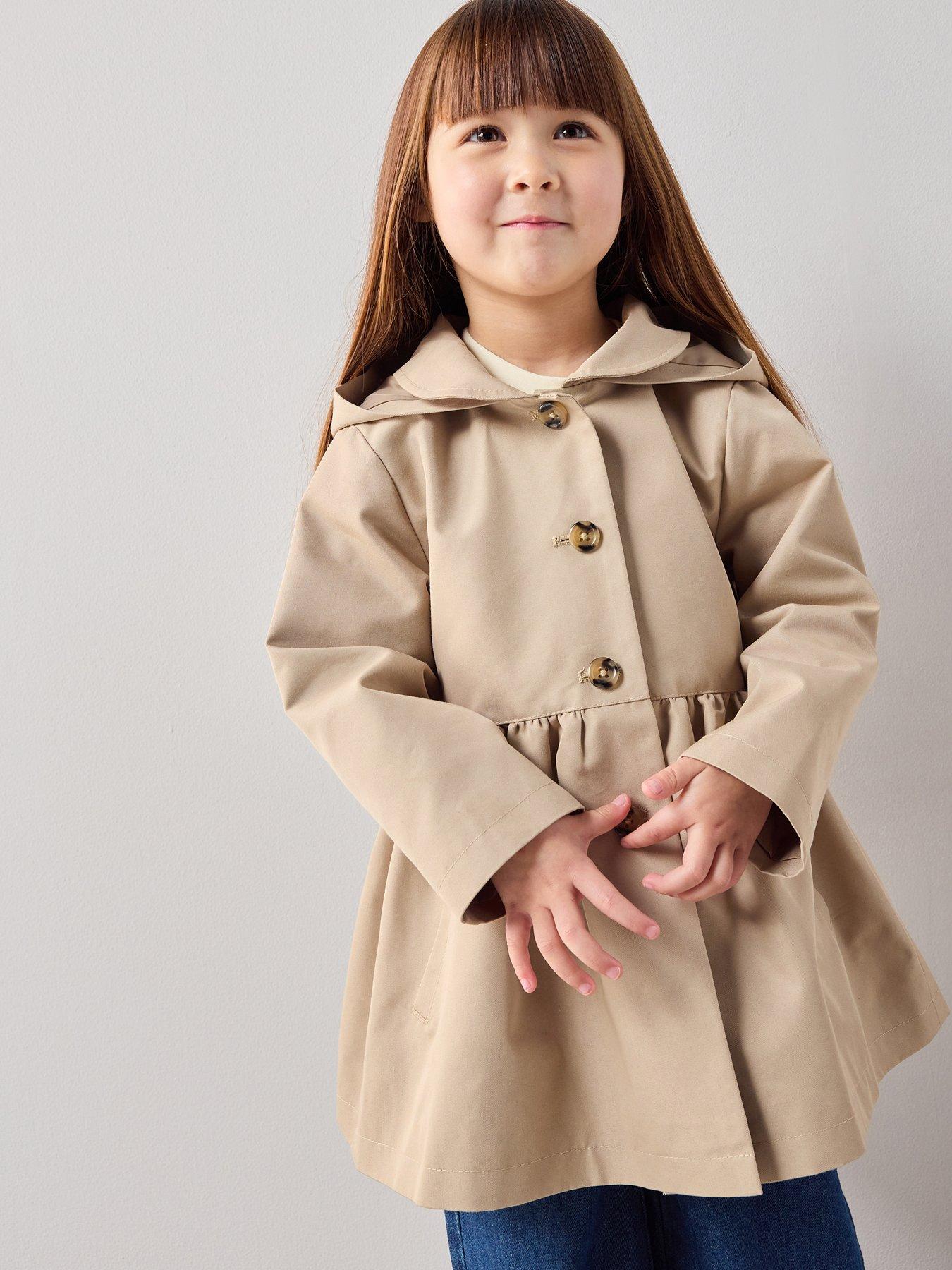 the-very-collection-girls-hooded-trench-coat-beige