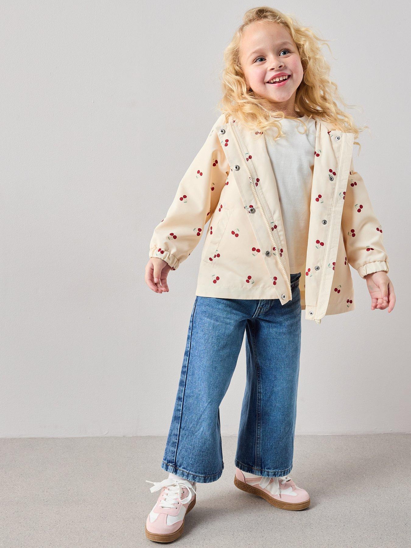 Image 3 of 7 of The Very Collection Girls Cherry Short Waterproof Jacket - Print
