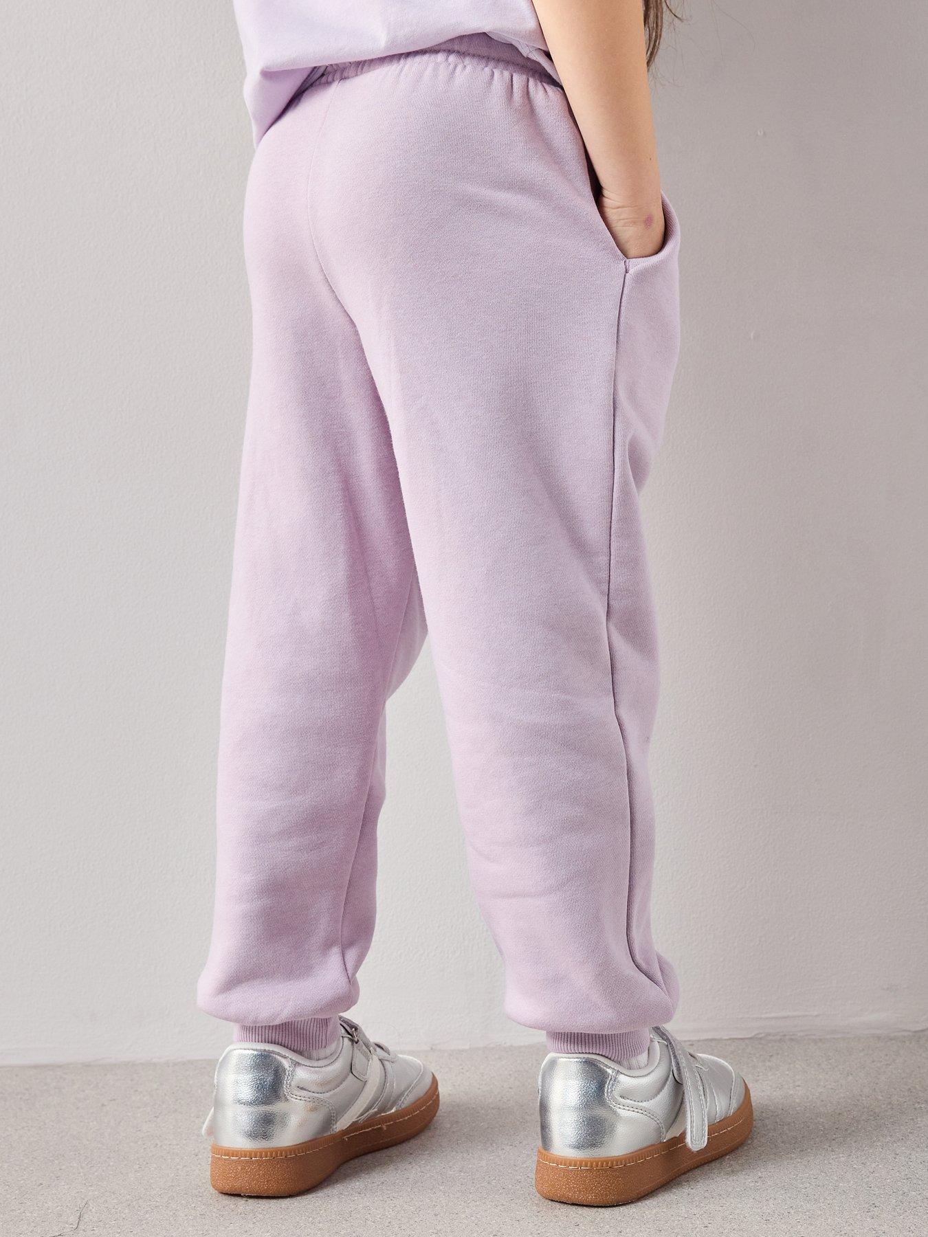 Image 2 of 6 of The Very Collection Girls Matching Set Single Jogger Lilac