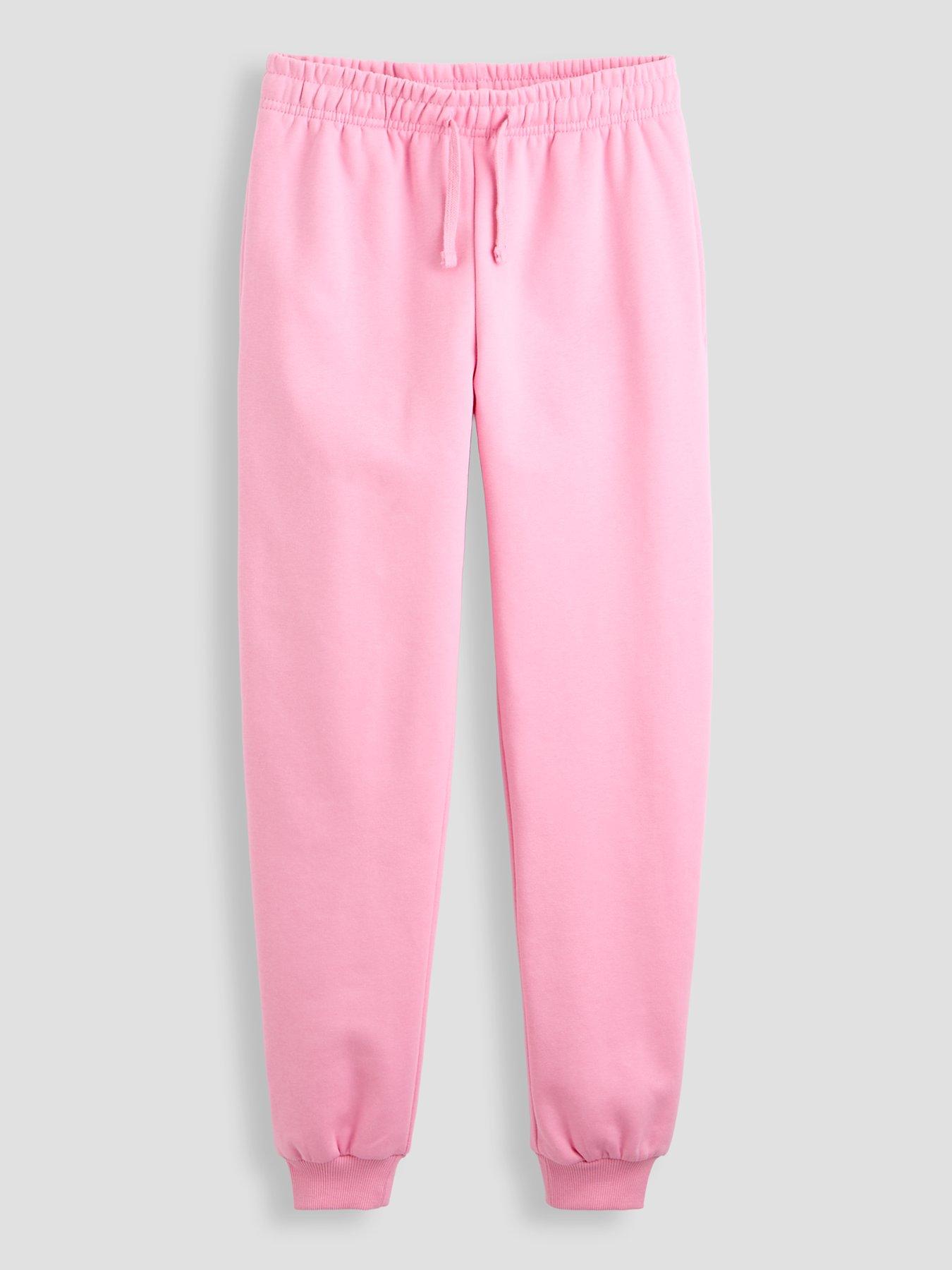 The Very Collection Girls Sweat Wide Leg Joggers - Pink