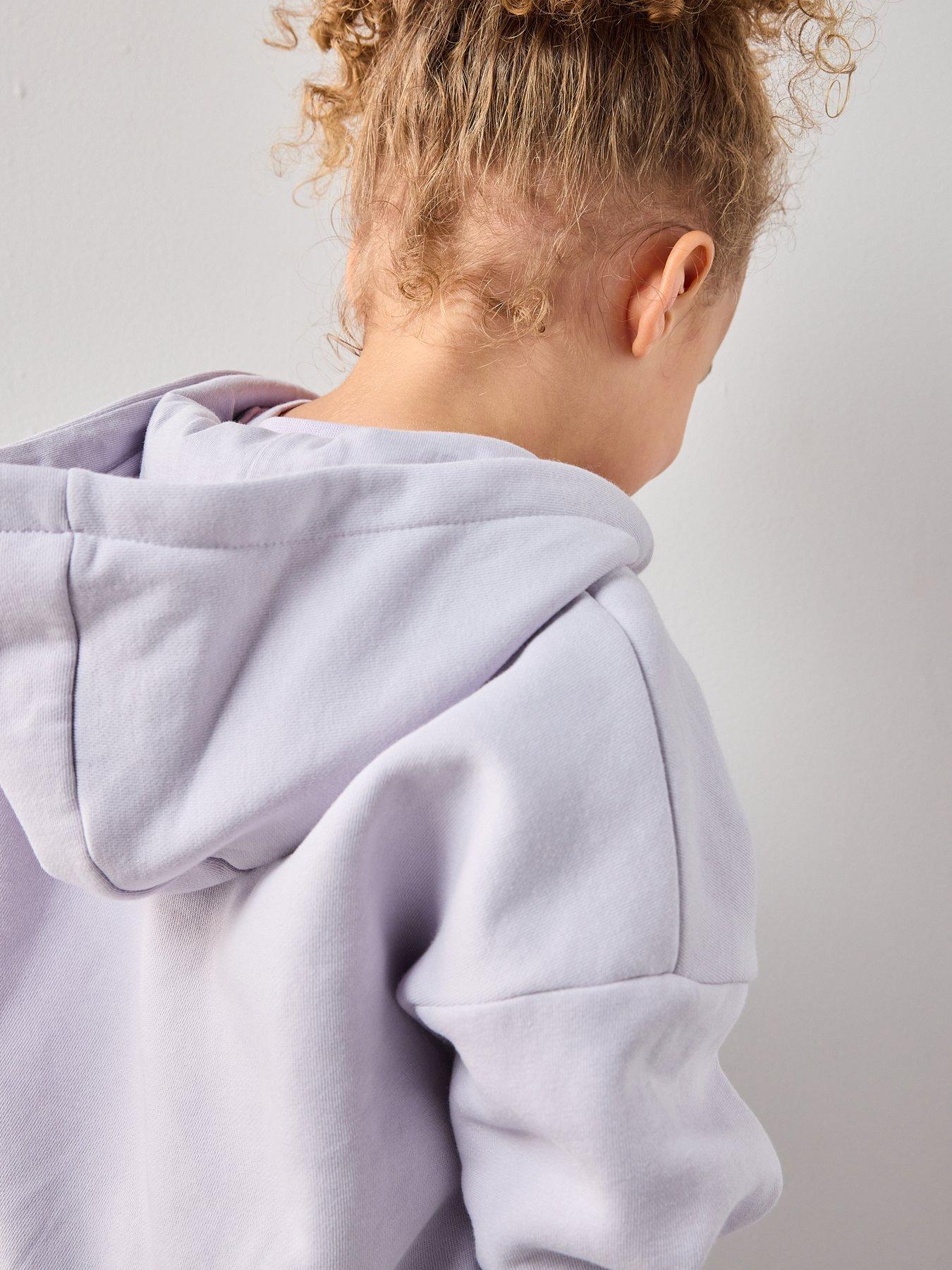 Image 4 of 6 of The Very Collection Girls Matching Set Zip Up Sweat Hoody - Lilac