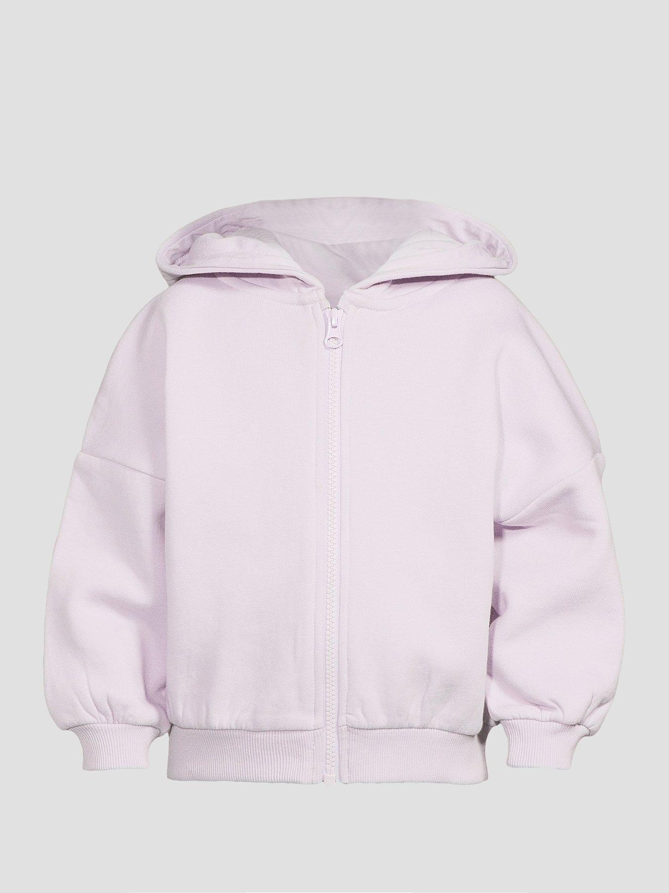 Image 6 of 6 of The Very Collection Girls Matching Set Zip Up Sweat Hoody - Lilac
