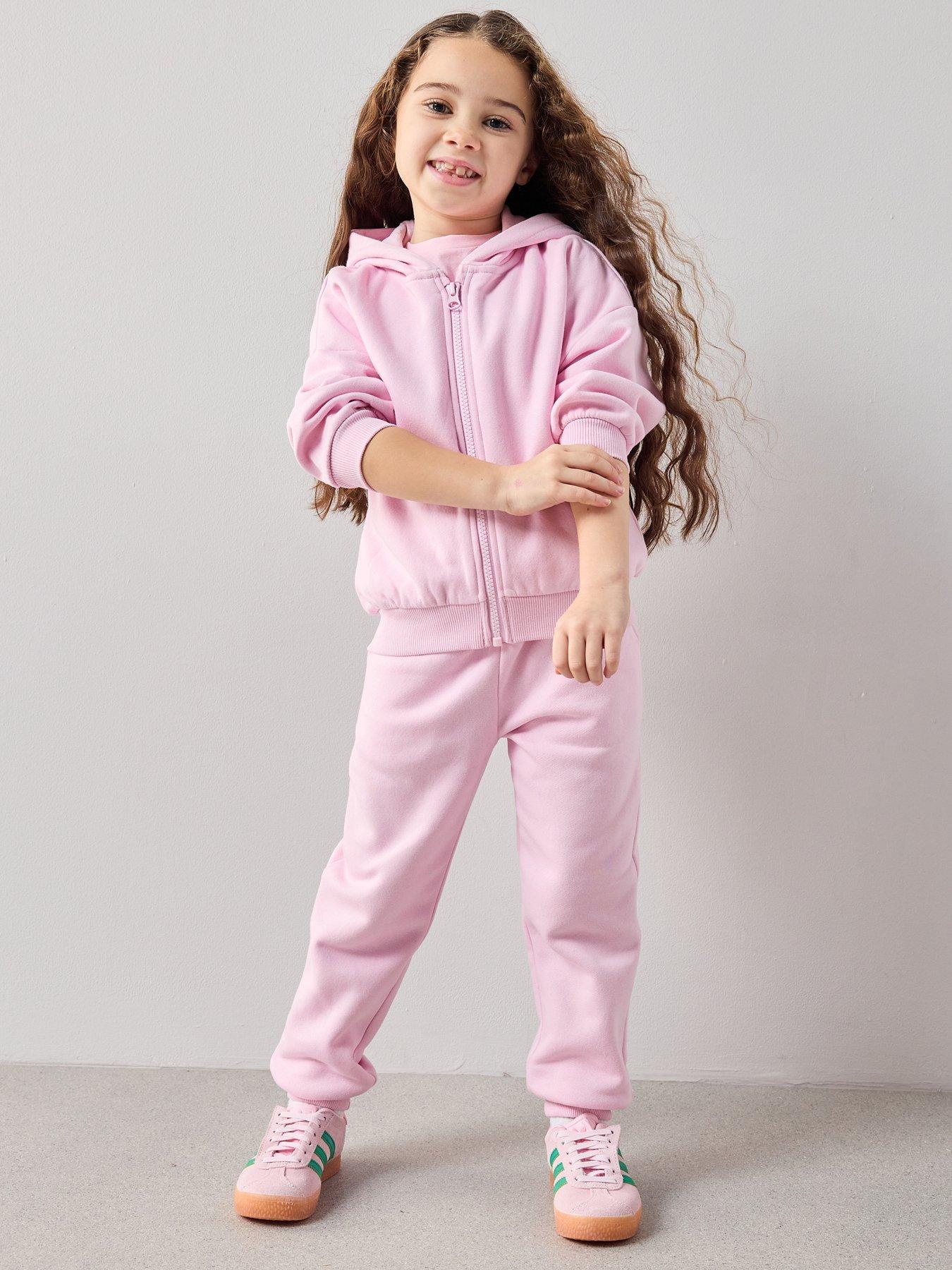 Image 5 of 7 of The Very Collection Girls Cotton Rich Zip Up Hoody Pink - (9-12months/6-7 Years)