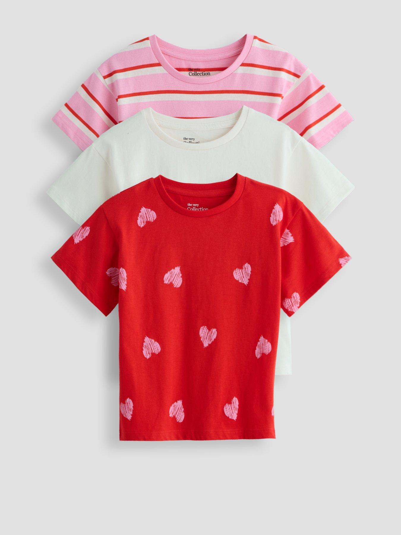the-very-collection-girls-3-pack-jersey-printed-tshirtsfront
