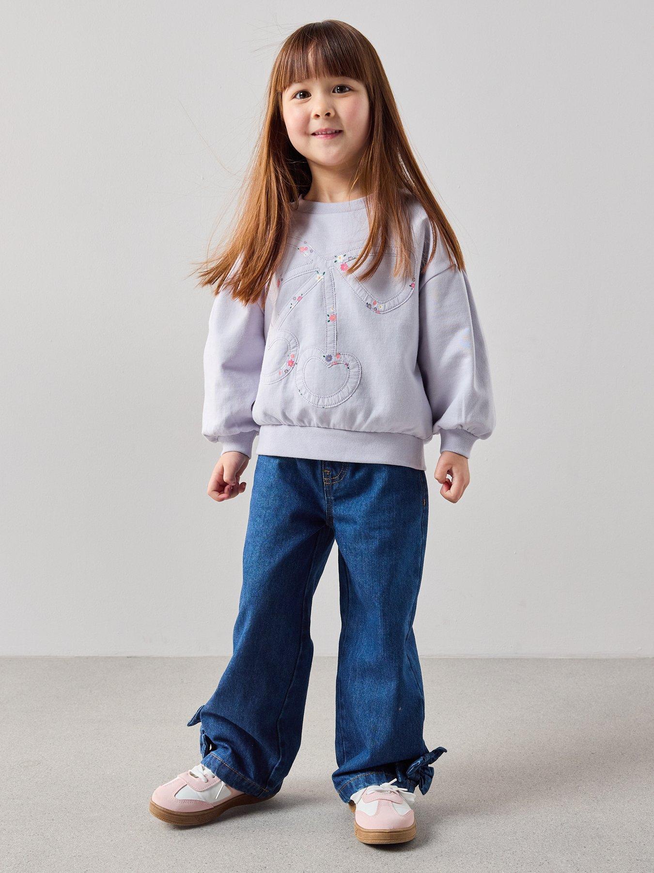 Image 3 of 6 of The Very Collection Girls Matching Set Printed Sweat