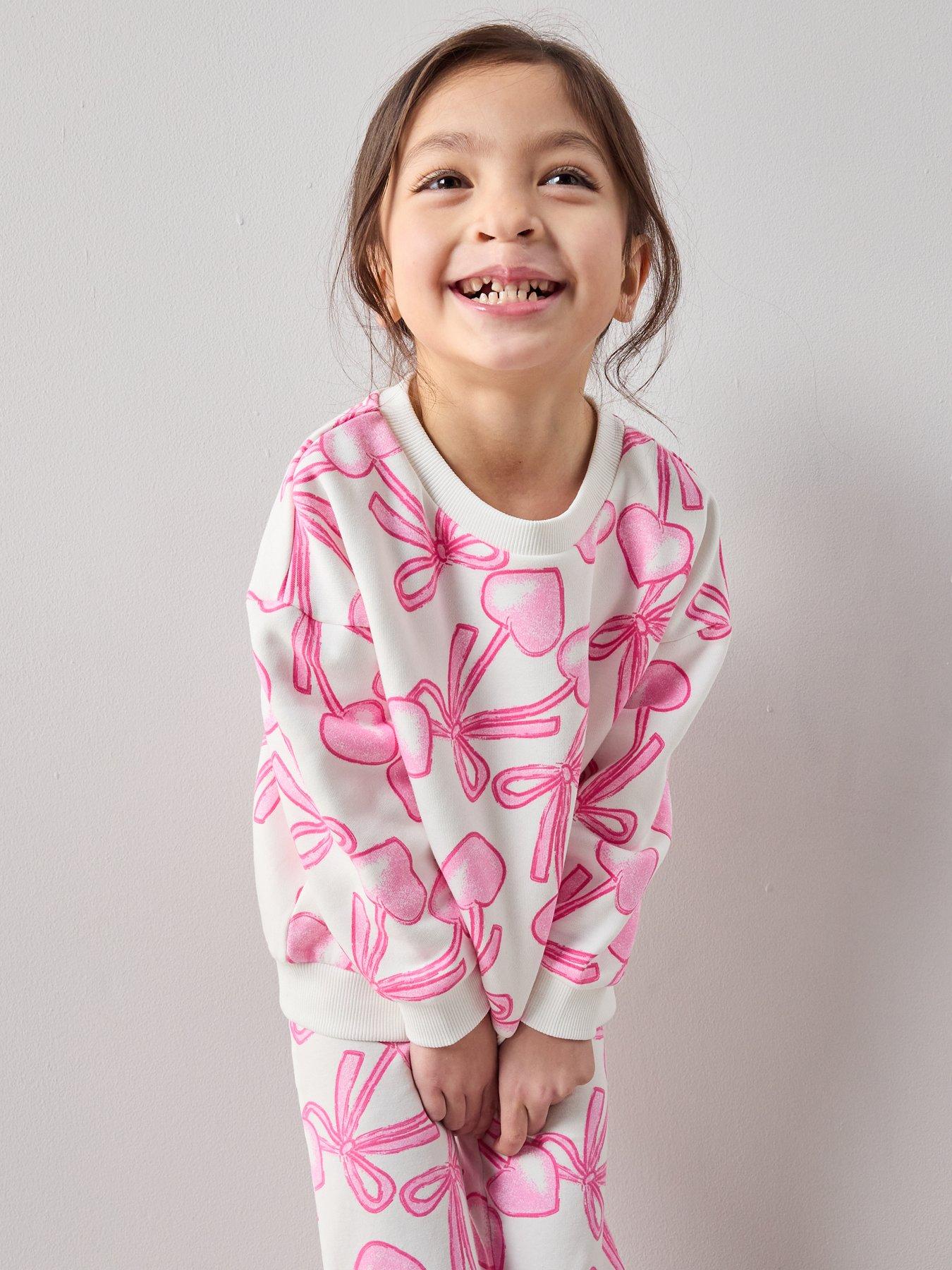 Image 5 of 6 of The Very Collection Girls Matching Set Printed Sweat