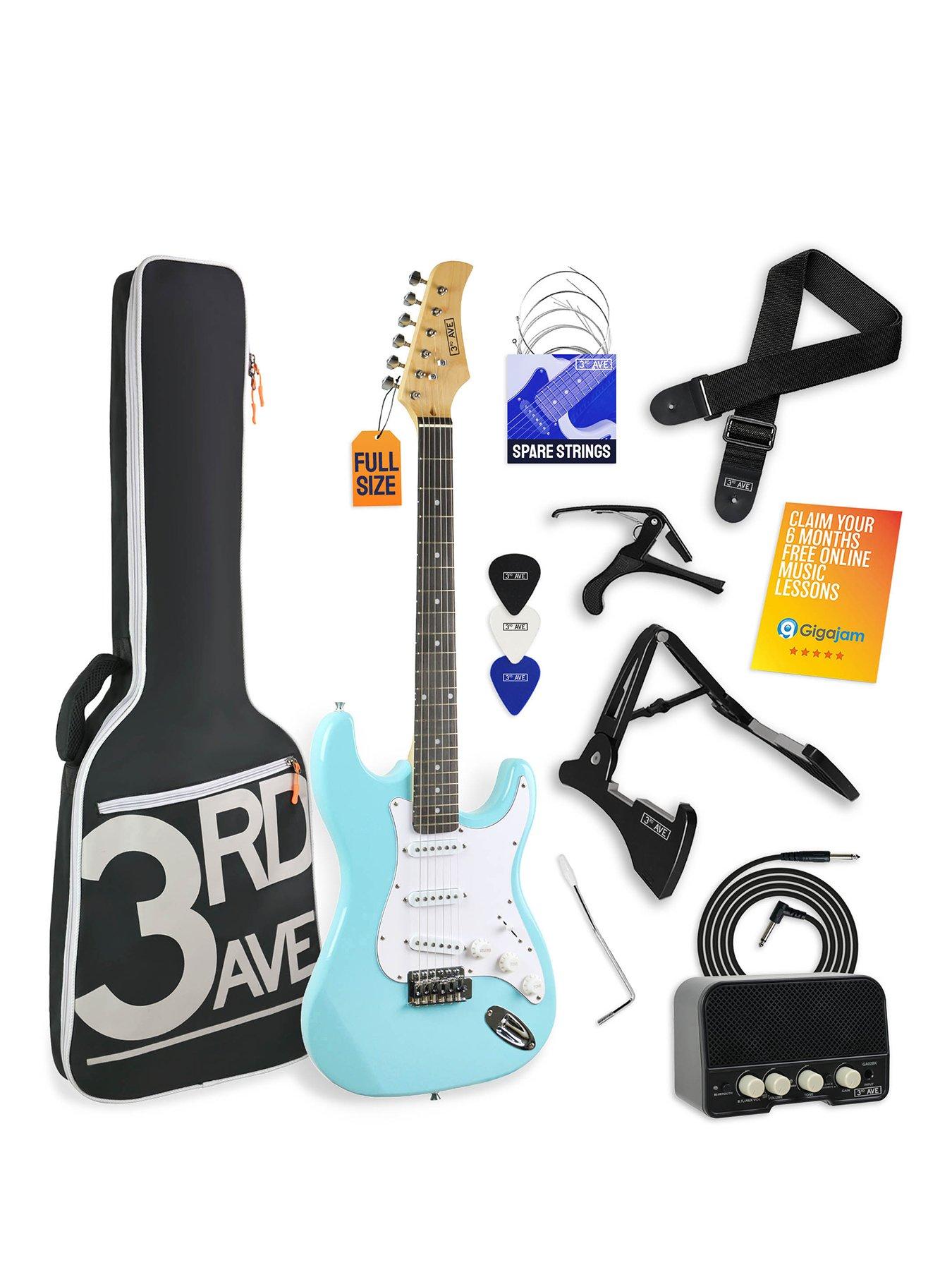 3rd Avenue 3rd Avenue Full Size 4/4 Electric Guitar Pack with Amp - Pastel Blue