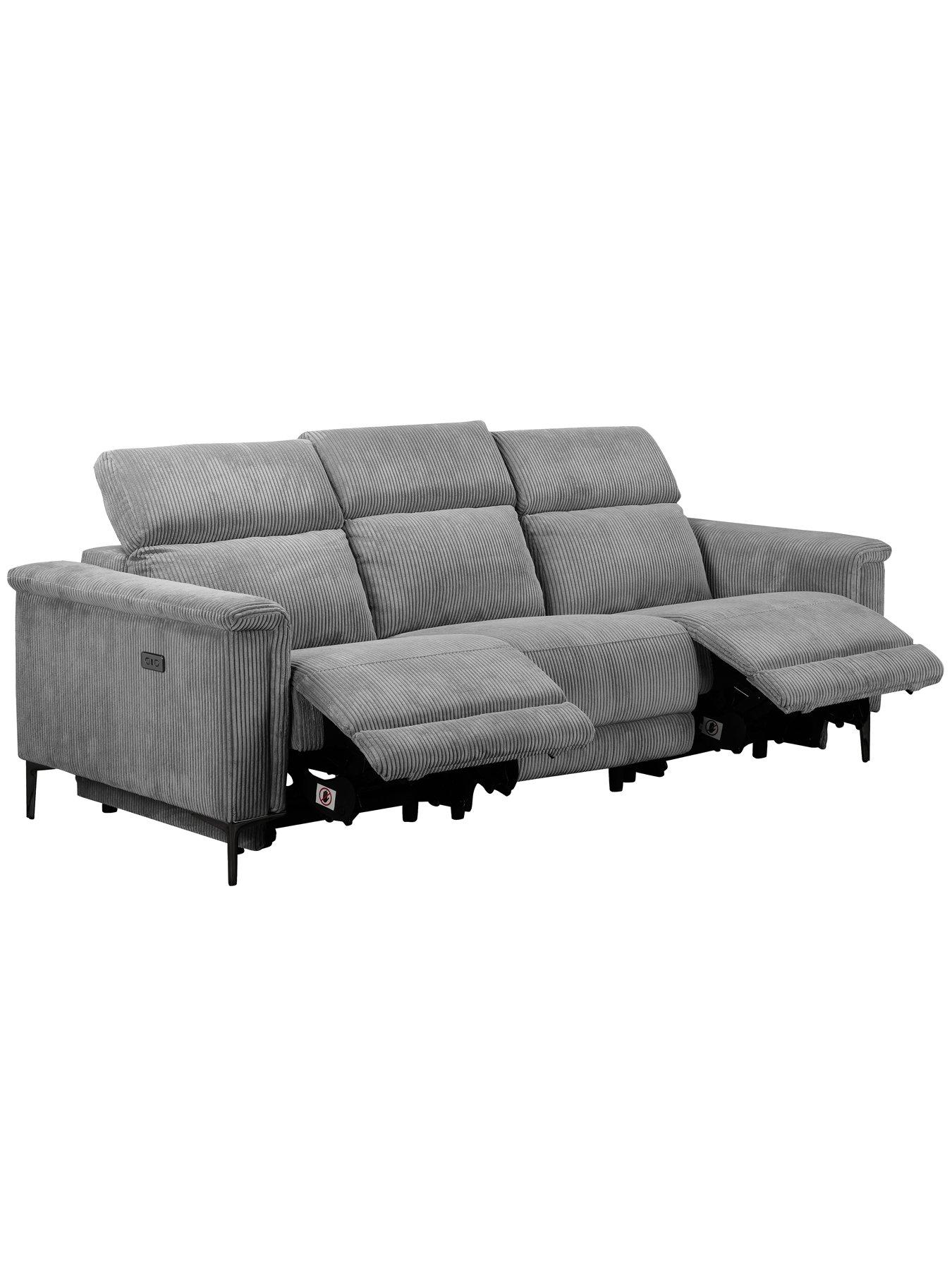 Image 7 of 7 of Dorel Home Lund 3 Seater Electric Recliner Sofa