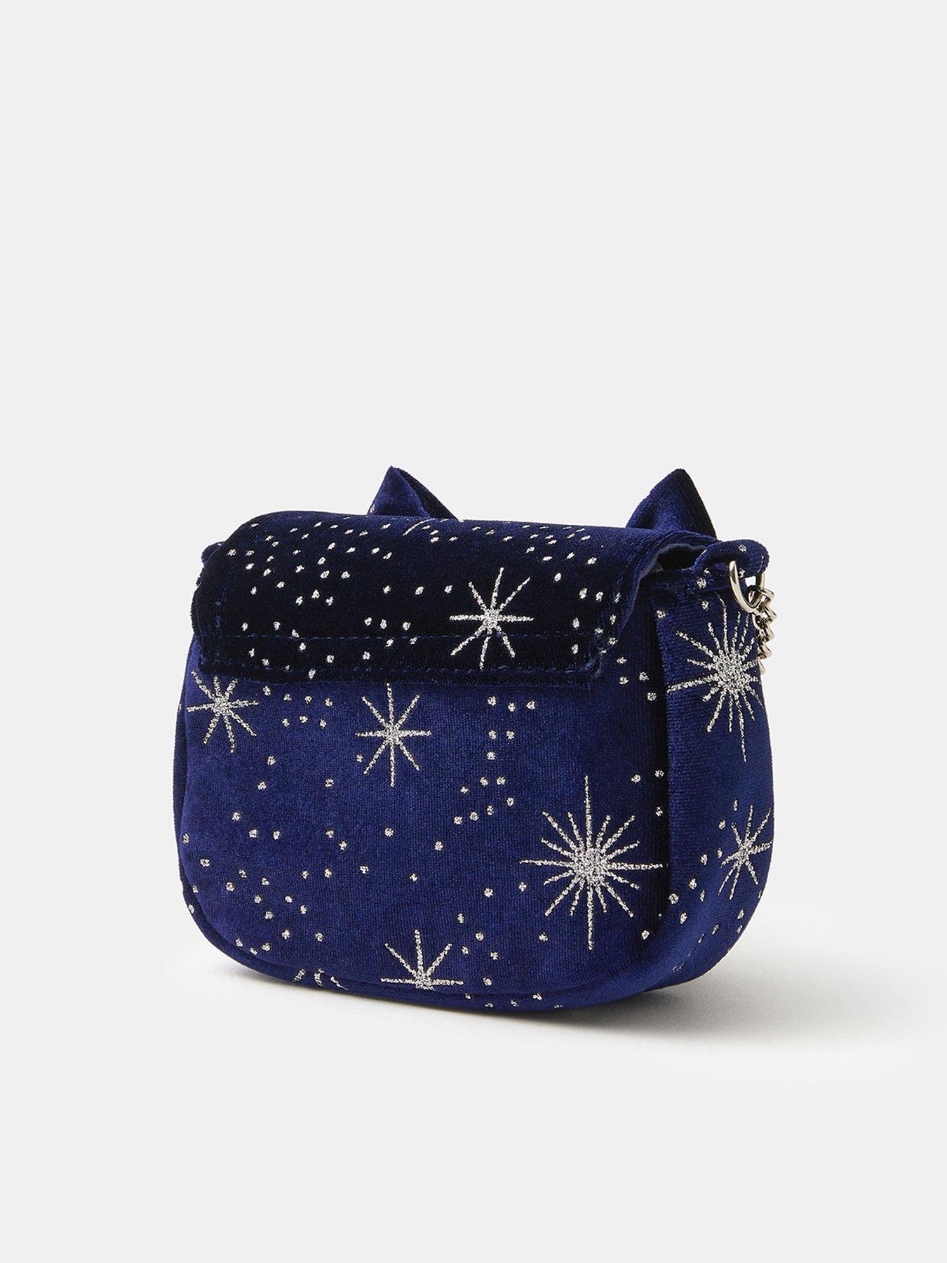 accessorize-girls-velvet-party-bag-navyback