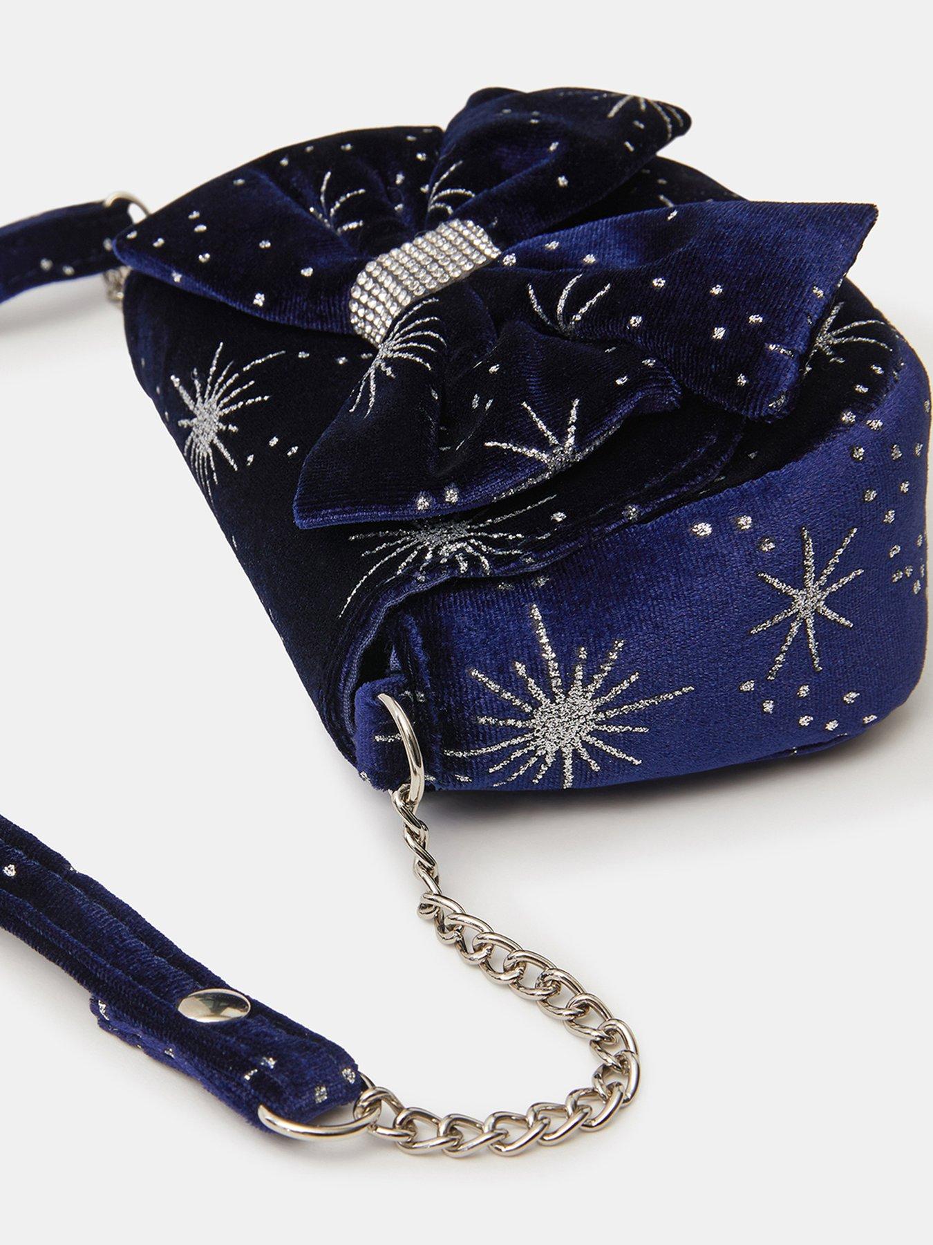 accessorize-girls-velvet-party-bag-navydetail