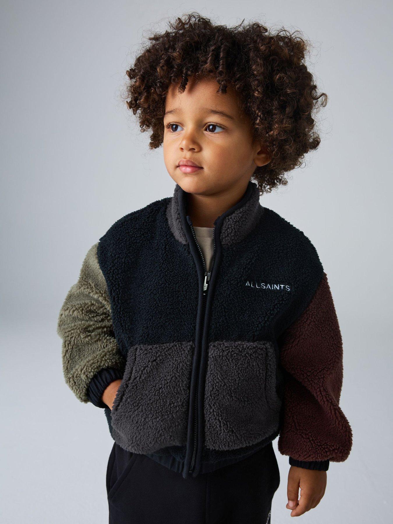 smALLSAINTS Younger Boys Colourblock Fleece - Black