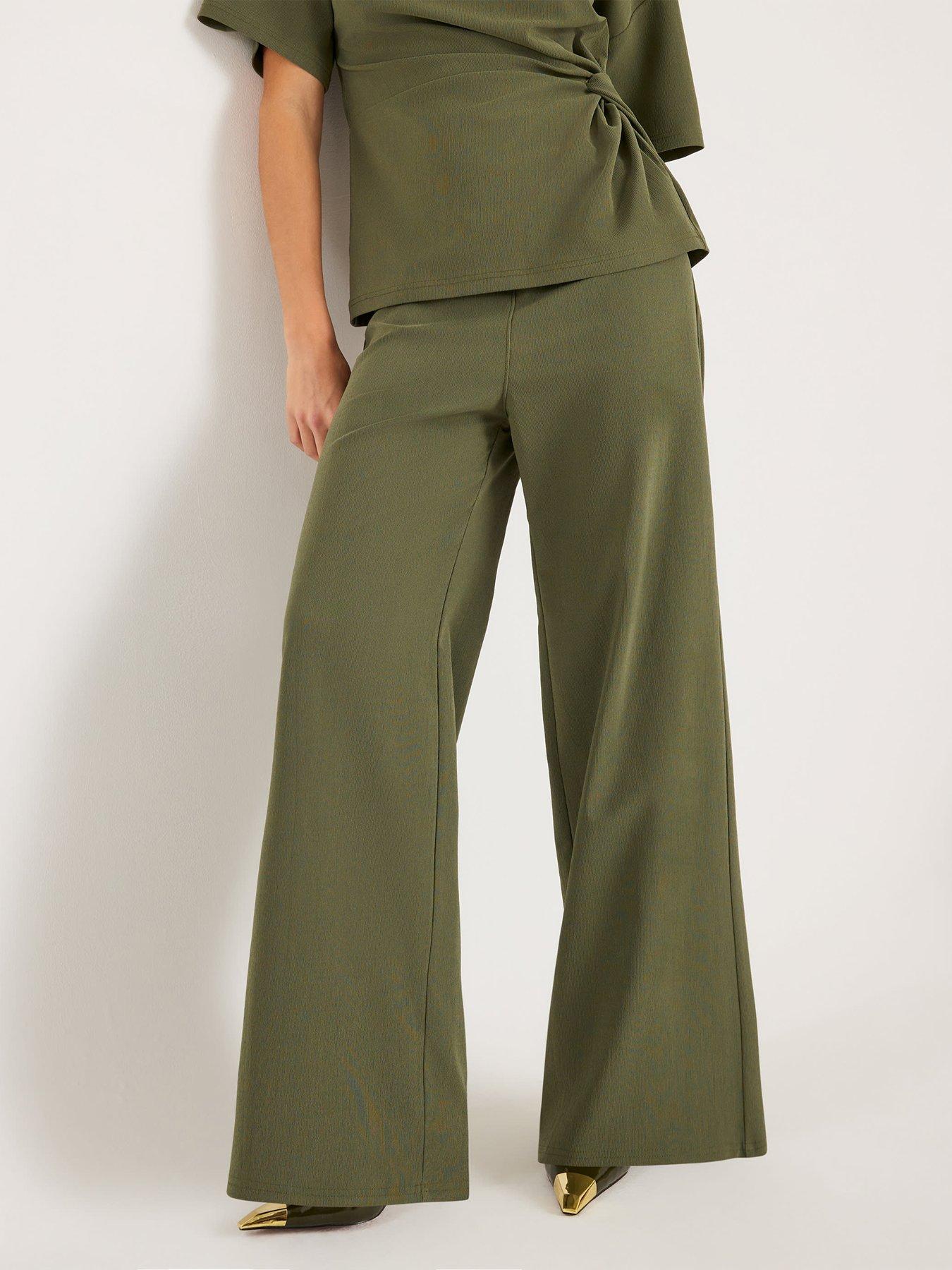 river-island-short-sleeve-twist-detail-top-khaki