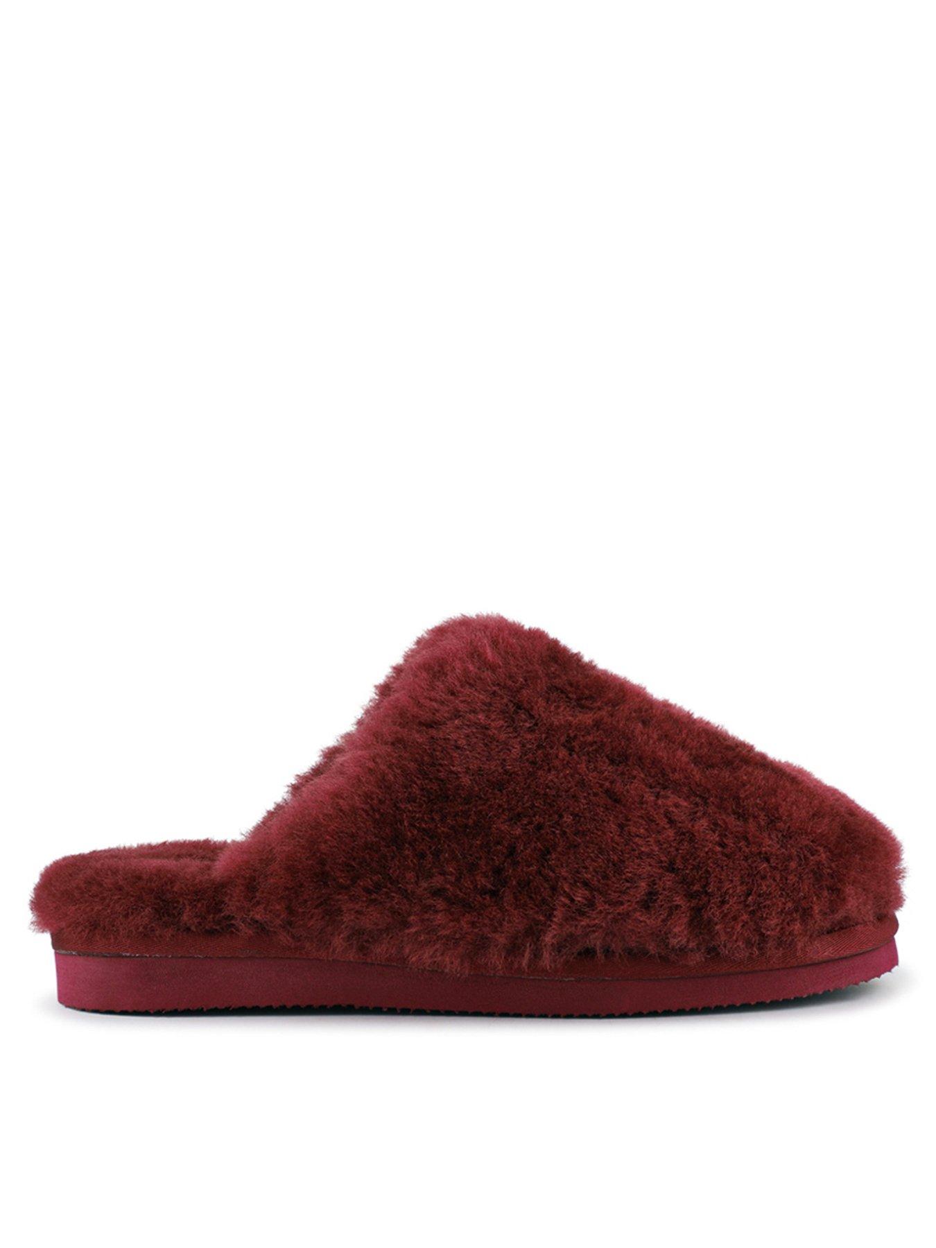 Jones Bootmaker Freesia Mule Slipper - Red
