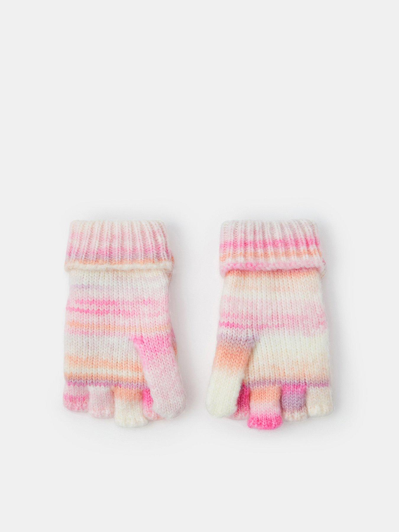 Image 3 of 4 of Accessorize Girls Bunny Knitted Gloves - Multi