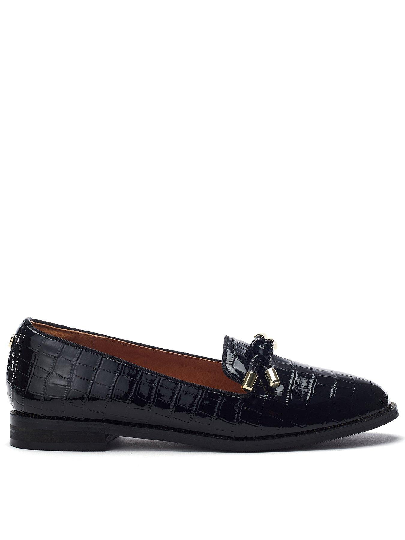 Moda In Pelle Fillipa Patent Loafer - Black