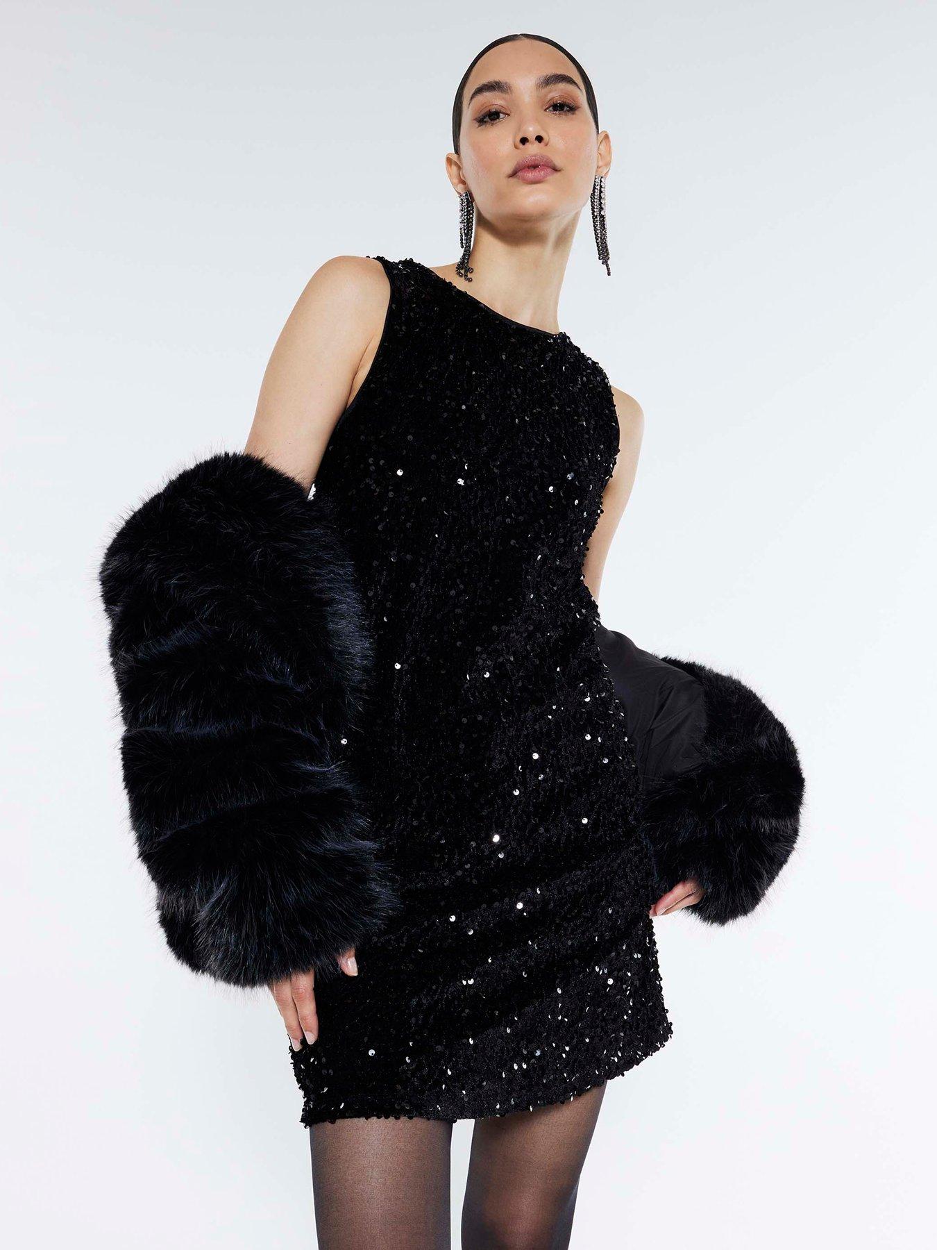 river-island-velvet-sequin-bow-back-mini-dress-black