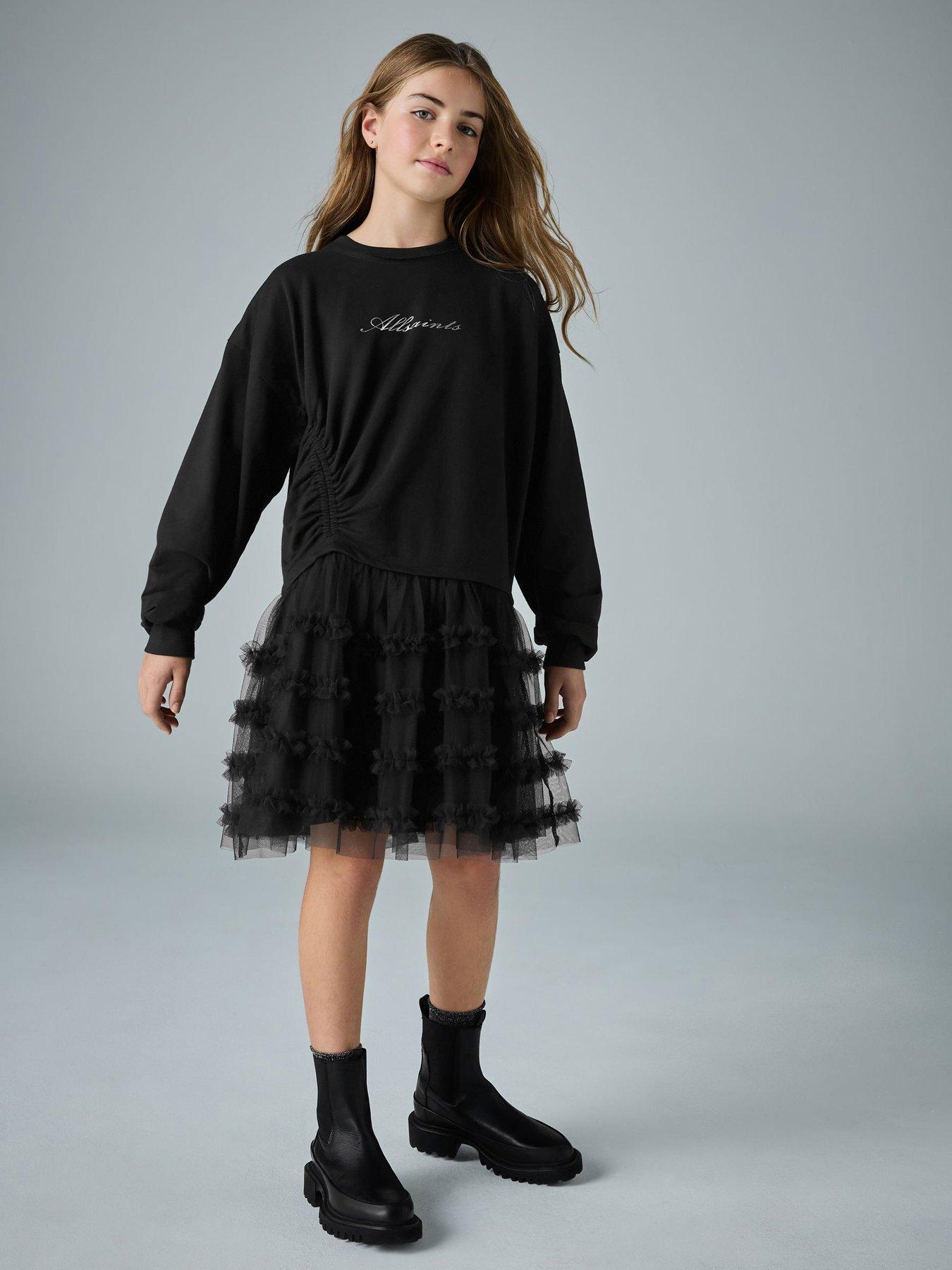 smALLSAINTS Younger Girls Sweat Dress - Black
