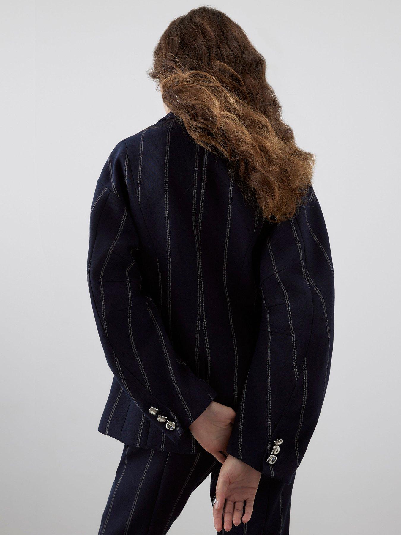 river-island-ri-studio-cocoon-sleeve-stripe-blazer-navystillFront