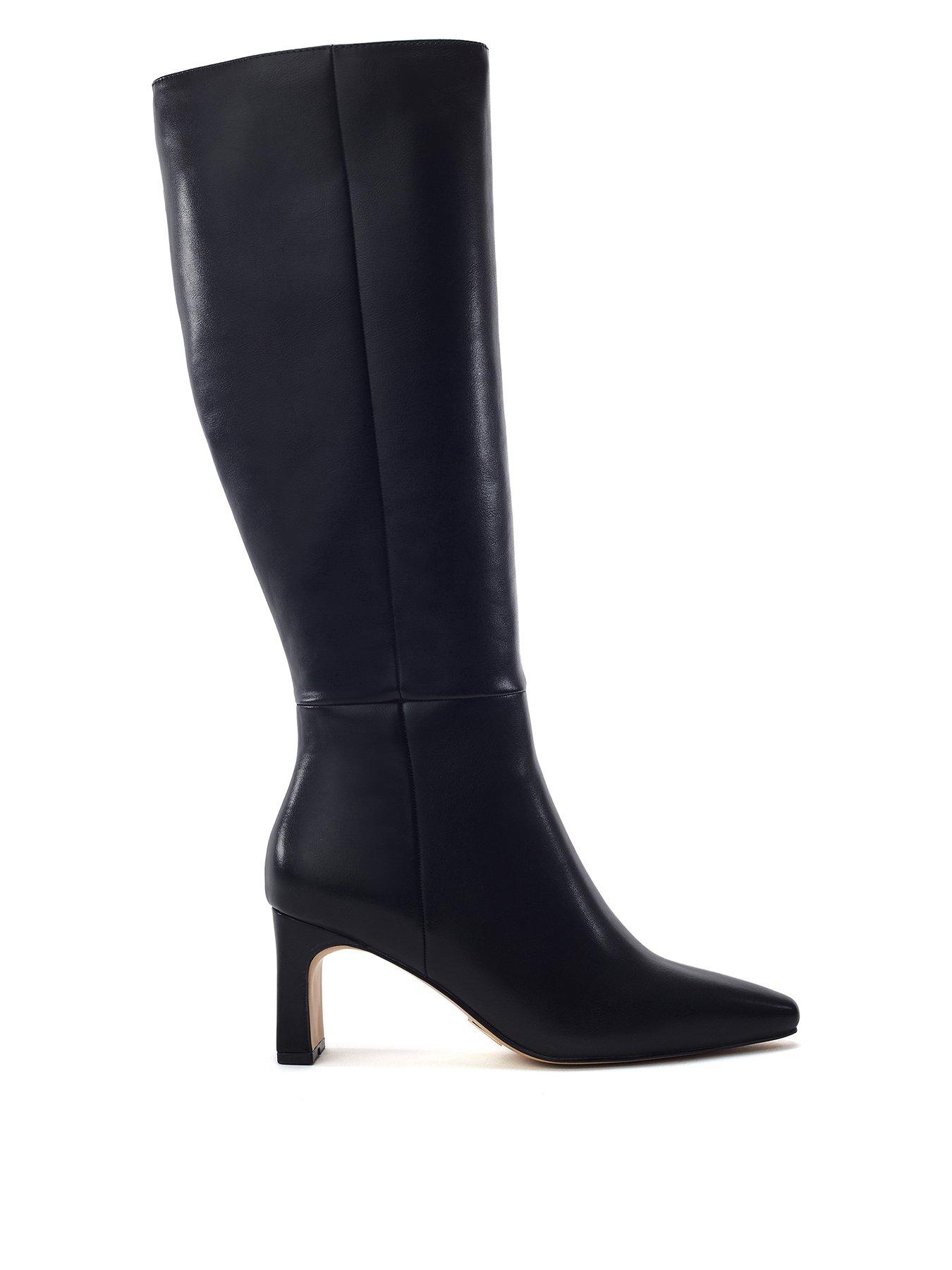 Moda In Pelle Santi Heeled Knee Boot - Black
