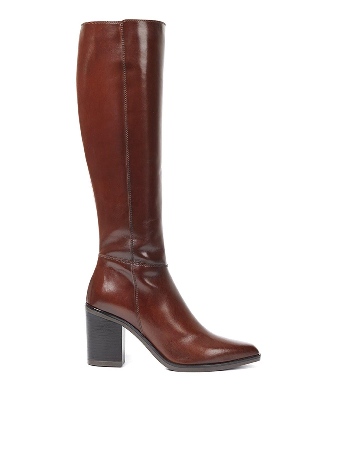 Jones Bootmaker Cagliari Medium Calf Width Knee High Boot - Brown