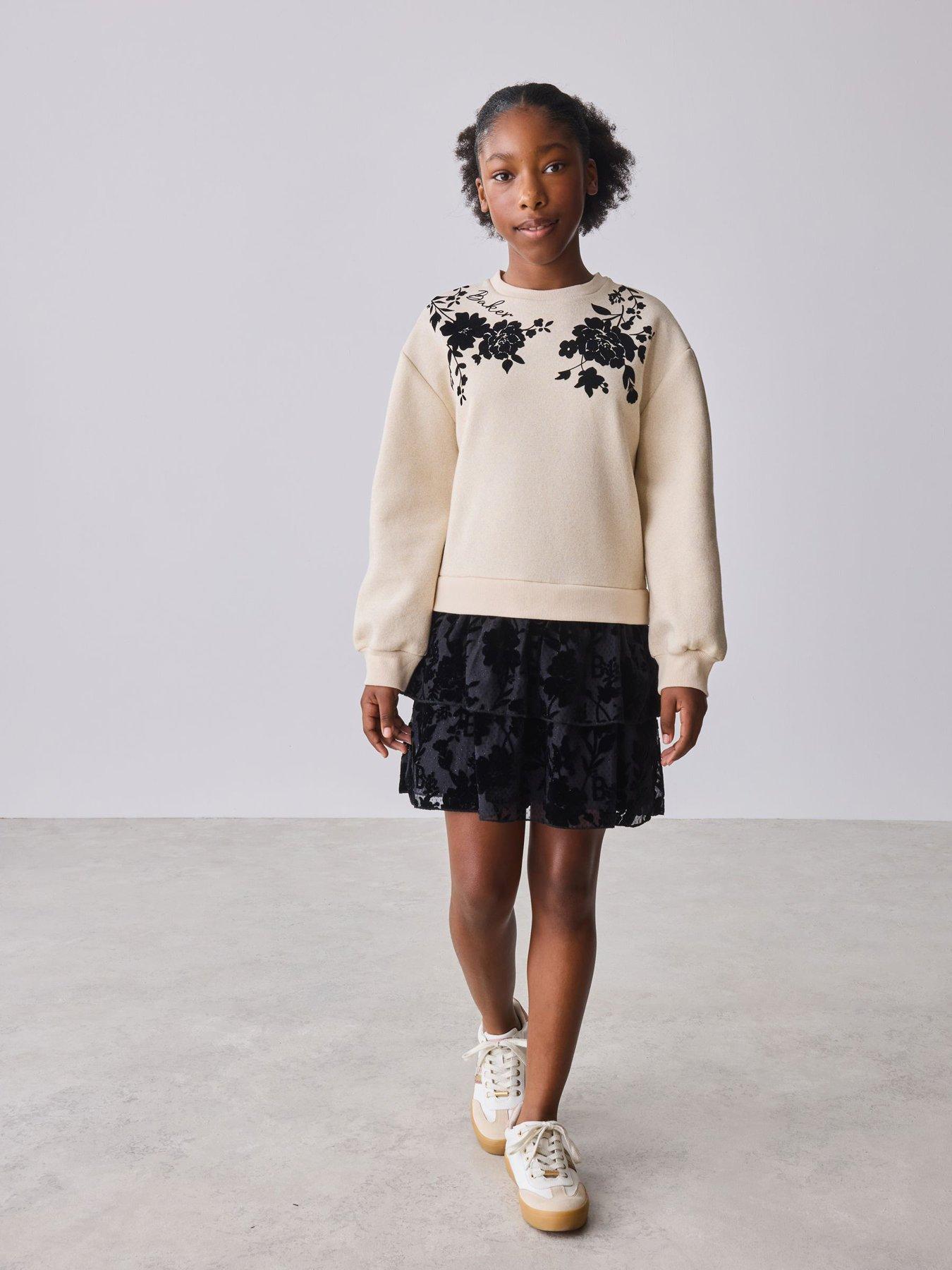 ted-baker-older-girls-dress-blackcream