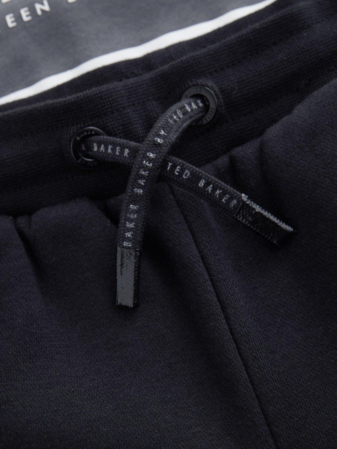 ted-baker-older-boys-panel-sweat-set-blackdetail