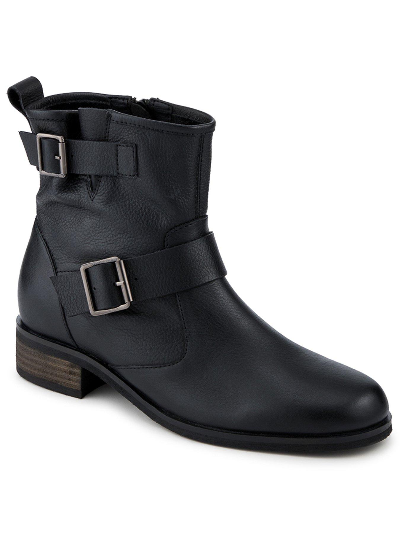 jones-bootmaker-maribel-buckle-ankle-boot-blackstillFront