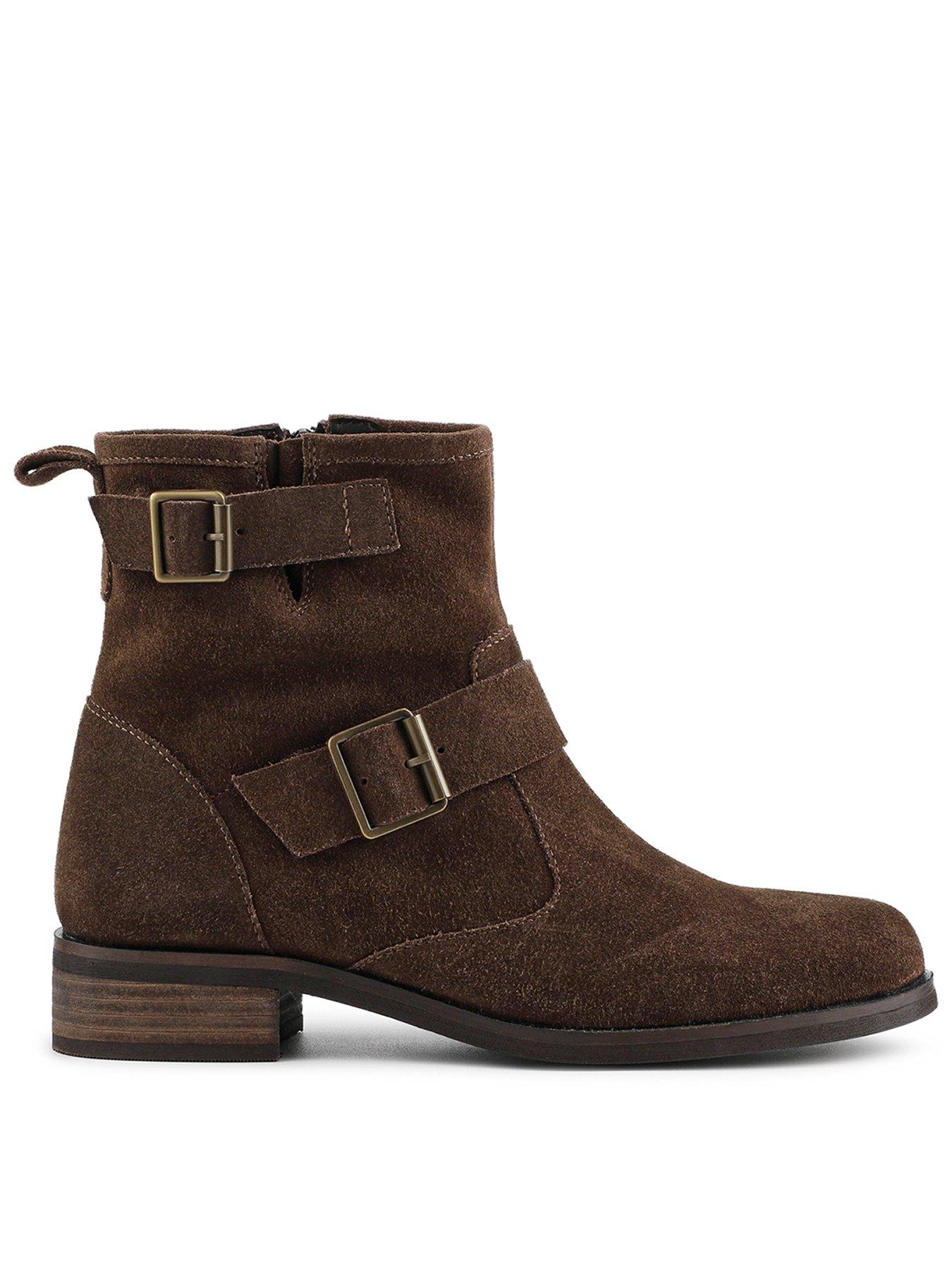 jones-bootmaker-maribel-suede-buckle-ankle-boot-chocolatefront