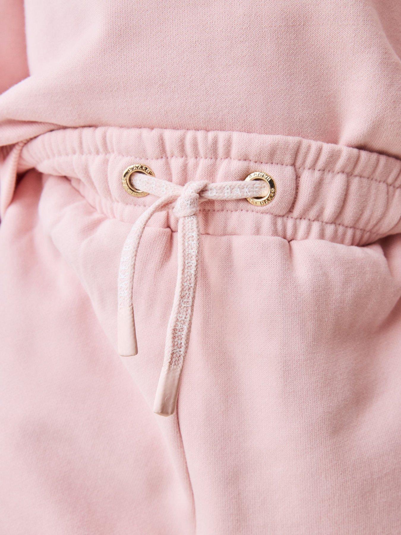 Image 4 of 6 of Ted Baker Younger Girls Bow Sweat Set - Pink