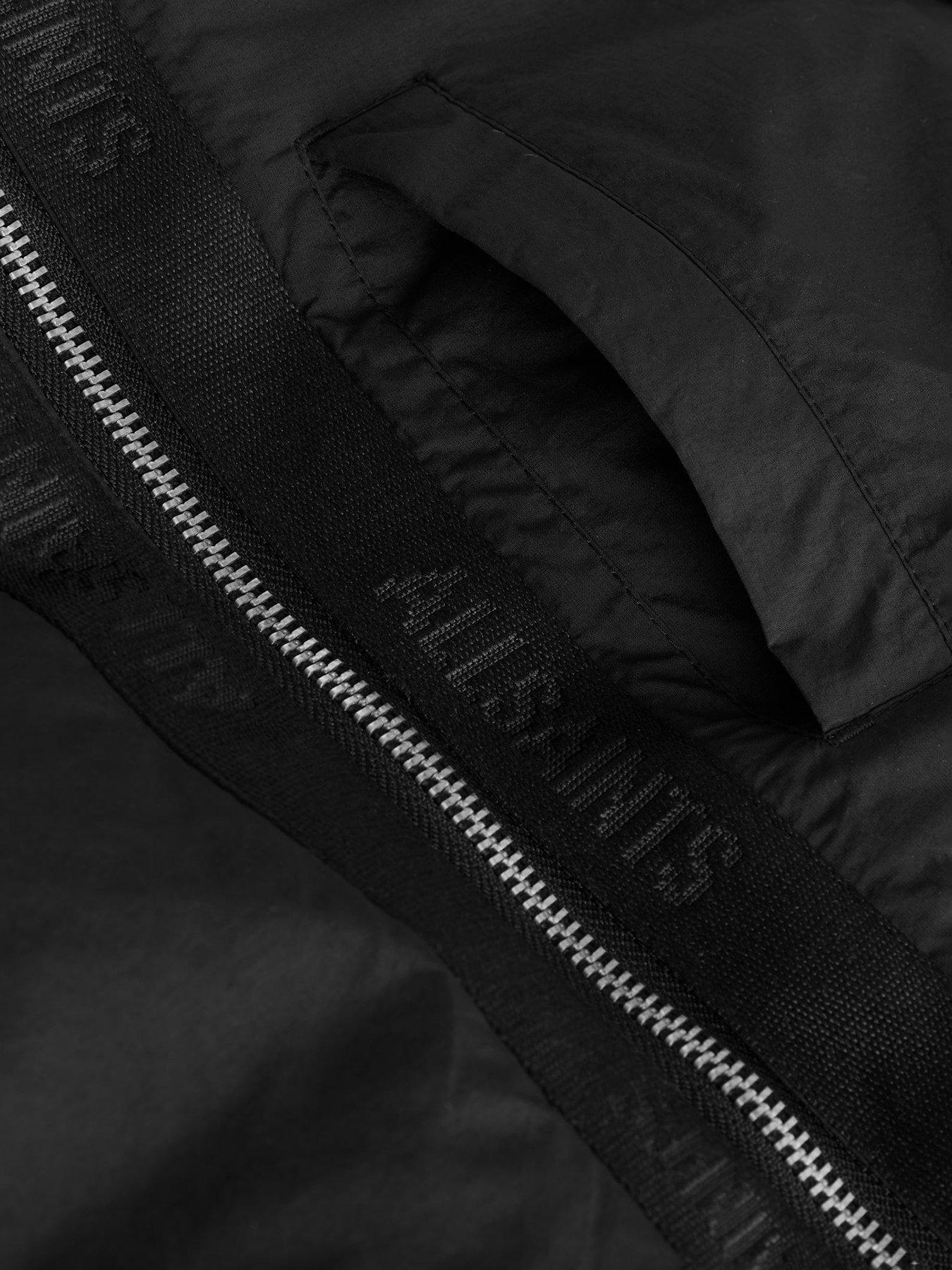 Image 4 of 7 of smALLSAINTS Older Boys Tierra Longline Coat - Black