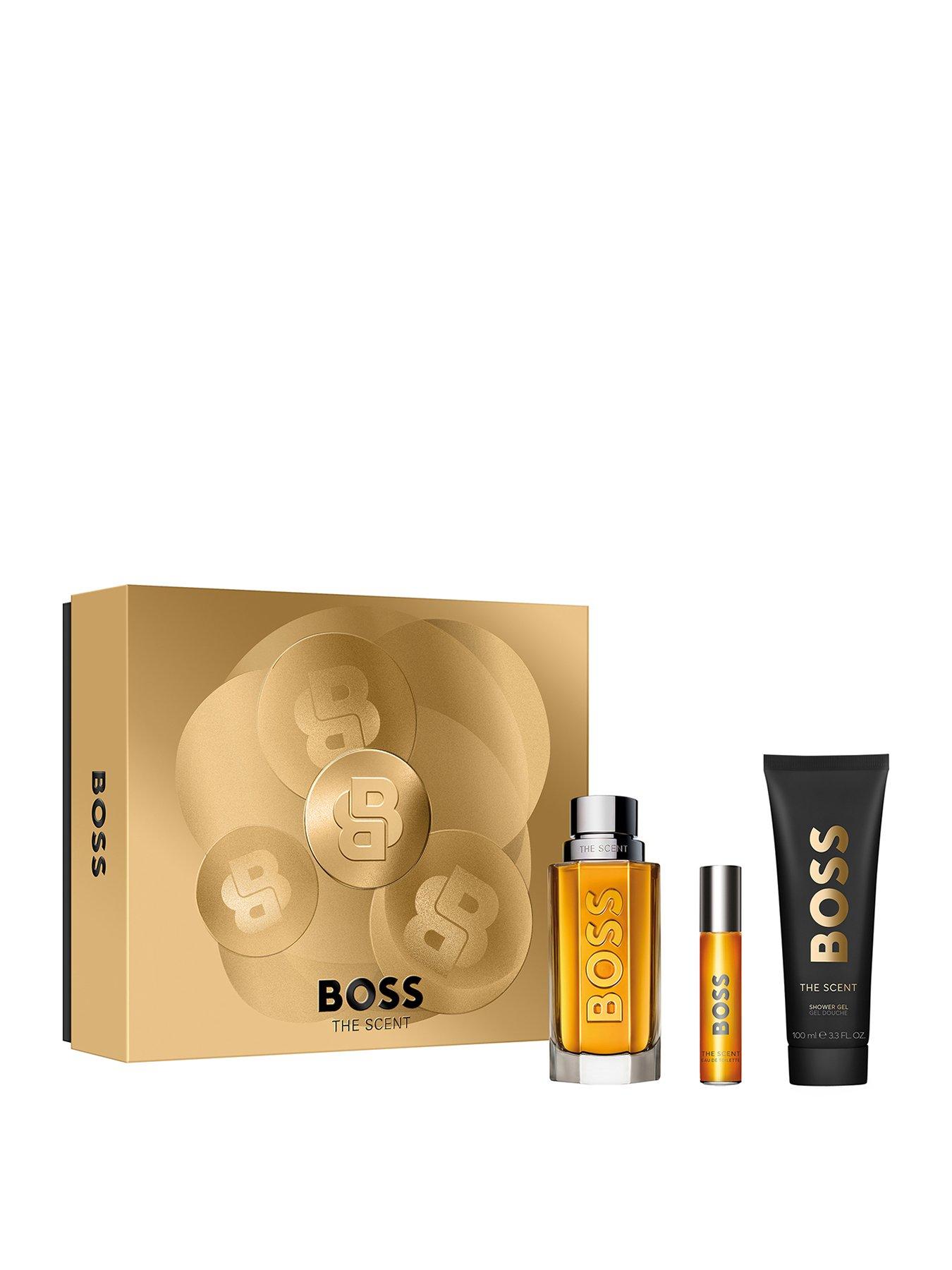 BOSS BOSS The Scent Eau de Toilette and Shower Gel for Men Trio Gift Set 100ml