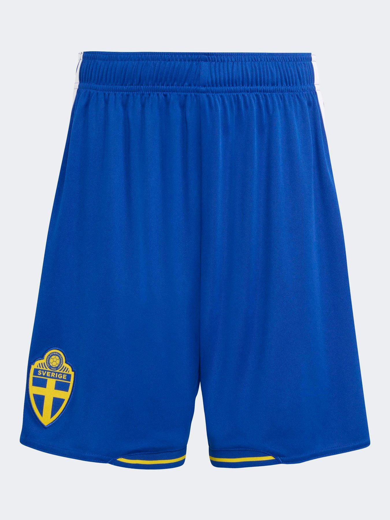 Image 1 of 2 of adidas Mens Sweden Replica 26 Home Football Shorts - Blue