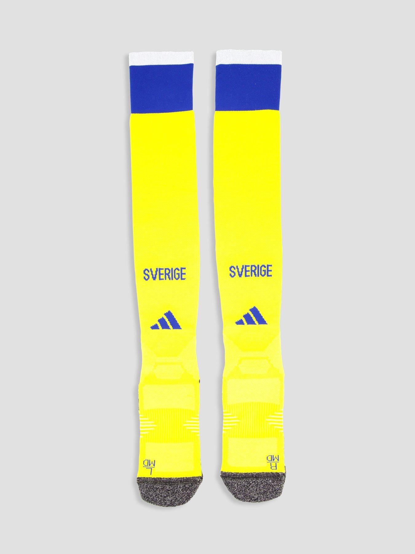 Image 1 of 4 of adidas Mens Sweden Home Football Socks - Yellow