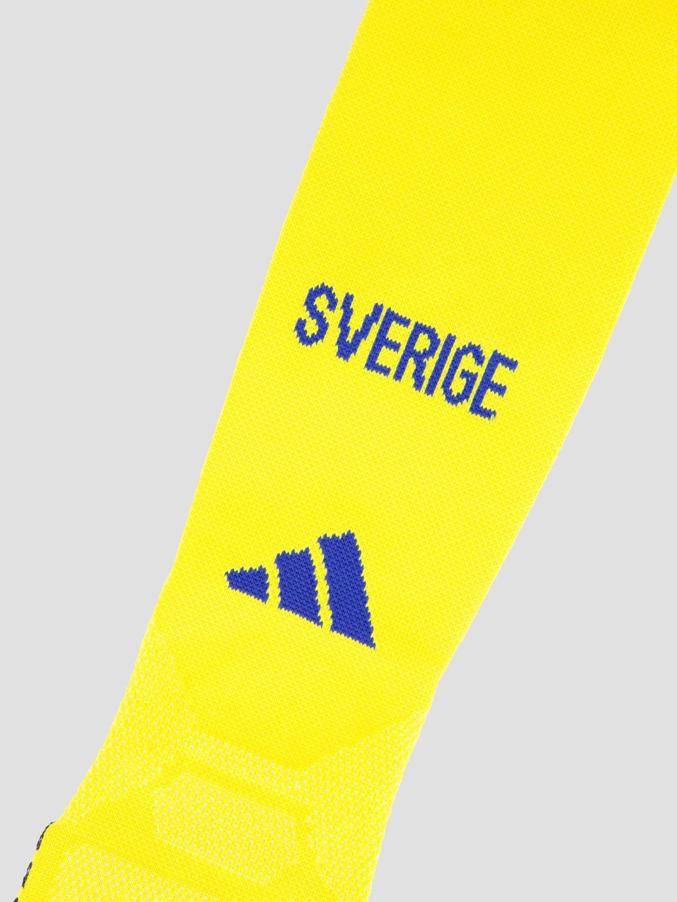 Image 2 of 4 of adidas Mens Sweden Home Football Socks - Yellow
