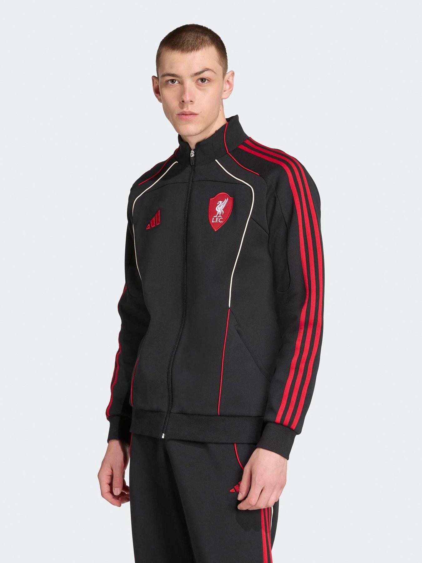 Image 1 of 5 of adidas Mens Liverpool Urban Purist Track Top - Black