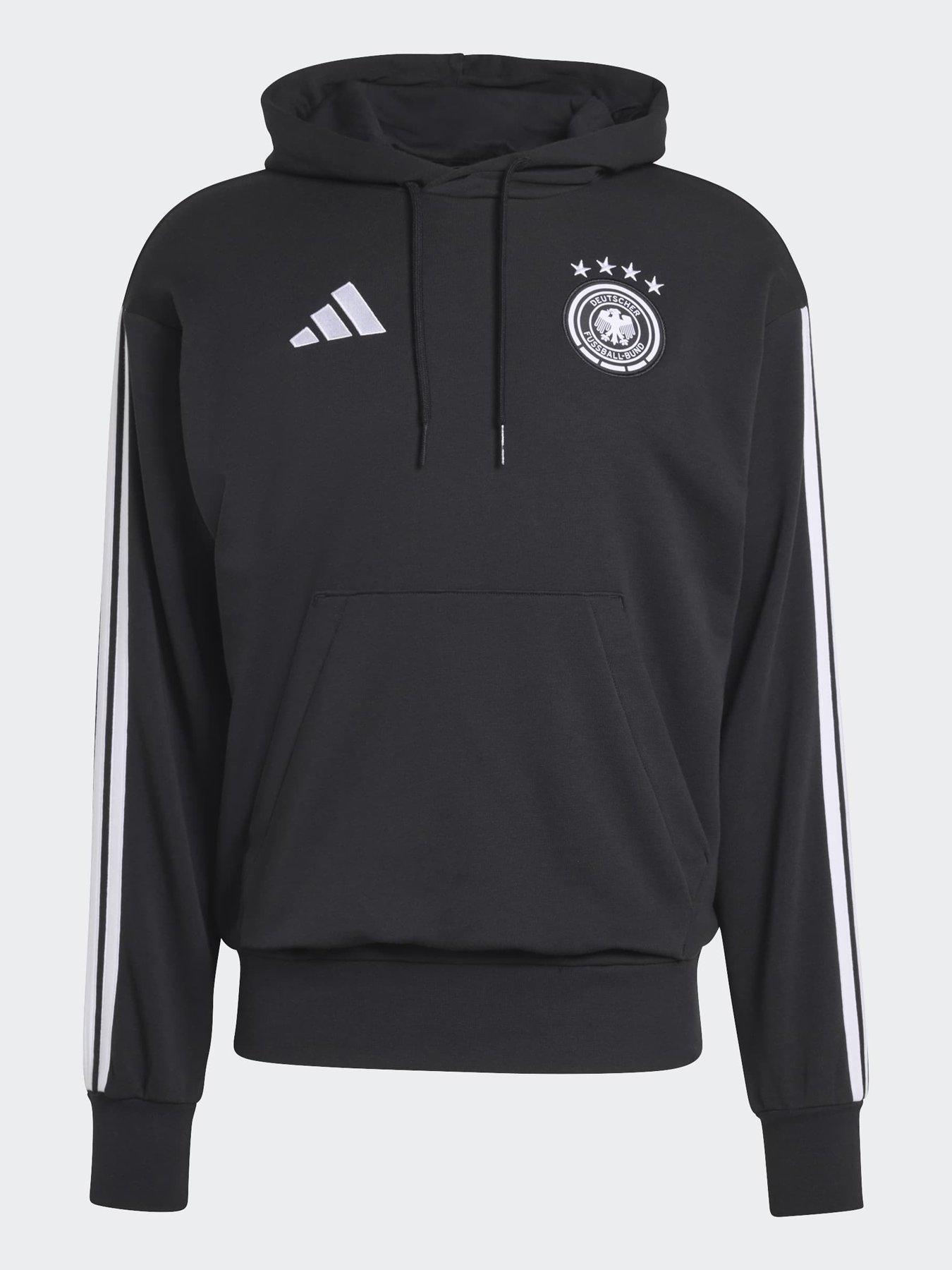 adidas Mens Germany DNA Hoodie - Black