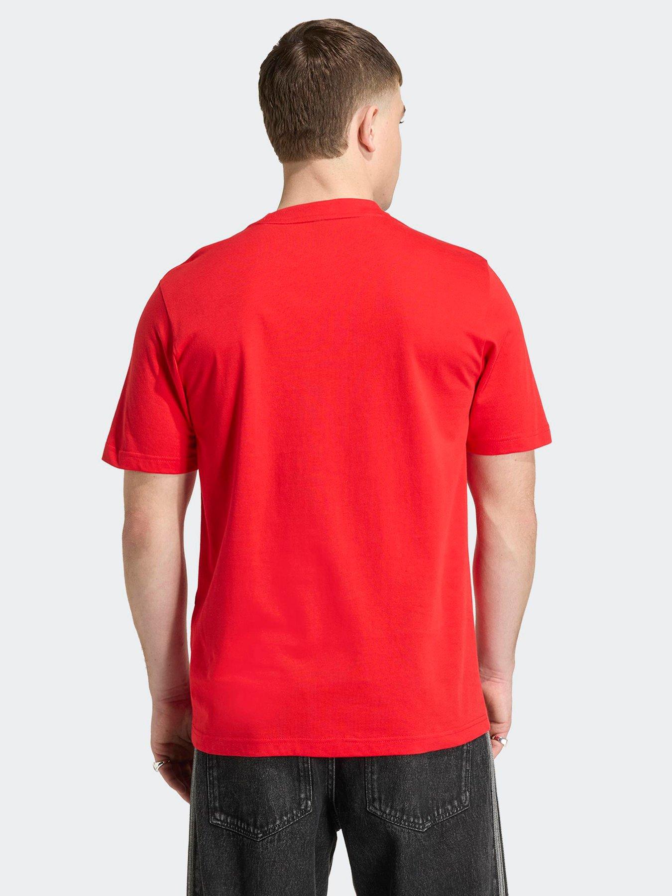 Image 2 of 5 of adidas Mens Spain DNA Graphic T-Shirt - Red