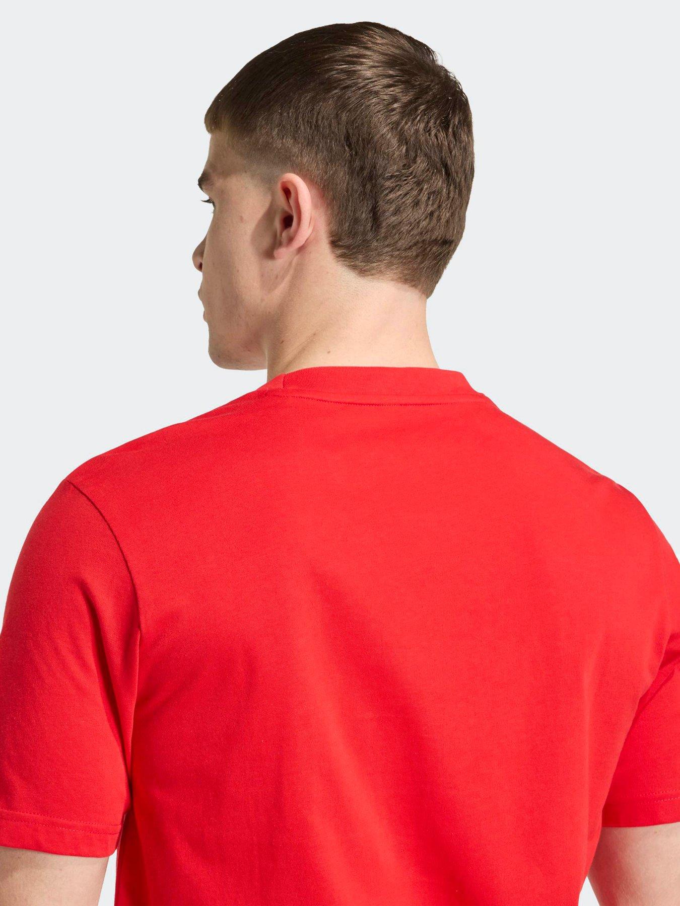 Image 5 of 5 of adidas Mens Spain DNA Graphic T-Shirt - Red